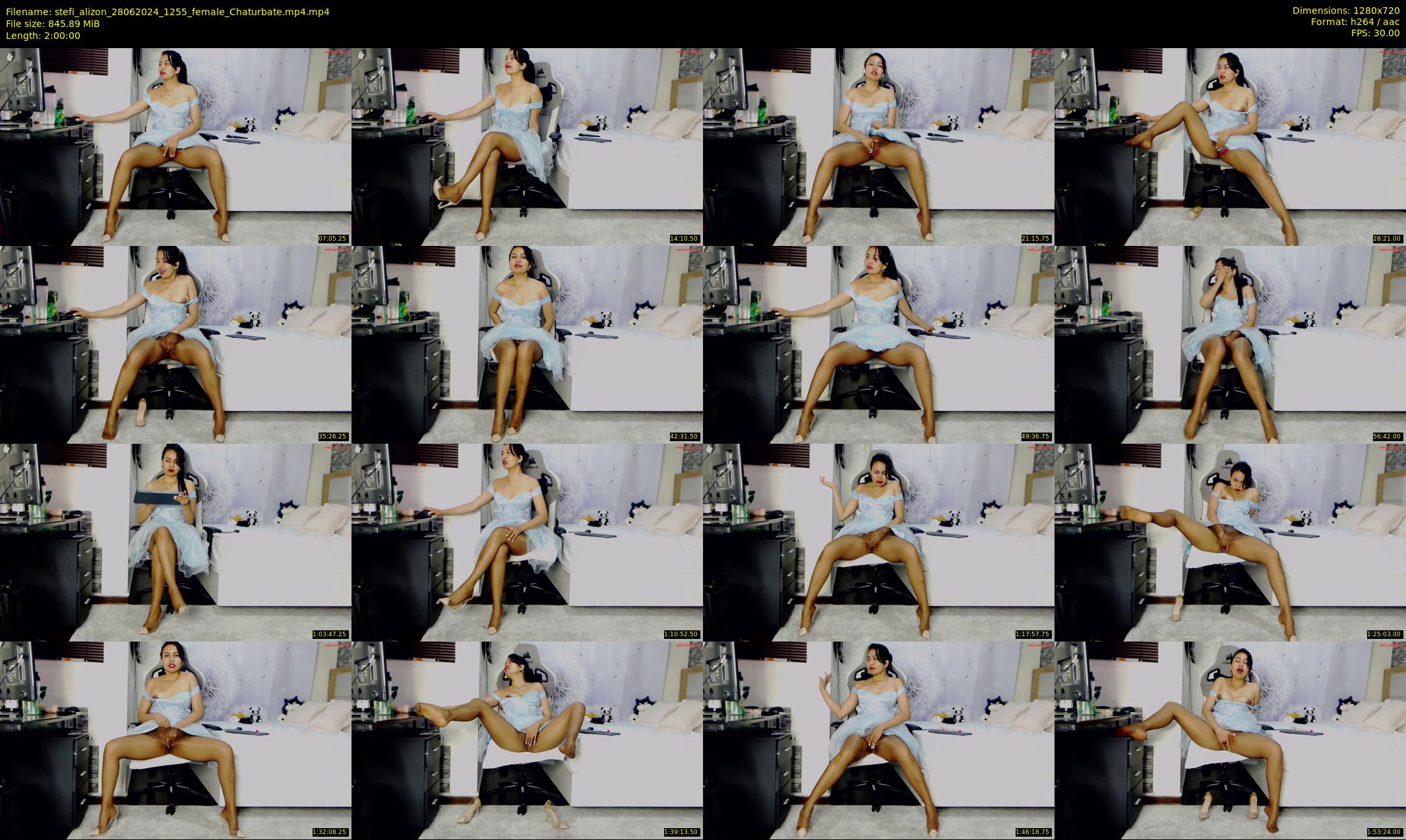 stefi_alizon — 120 minute Chaturbate female cam show recording, 720p, Jun 28, 2024