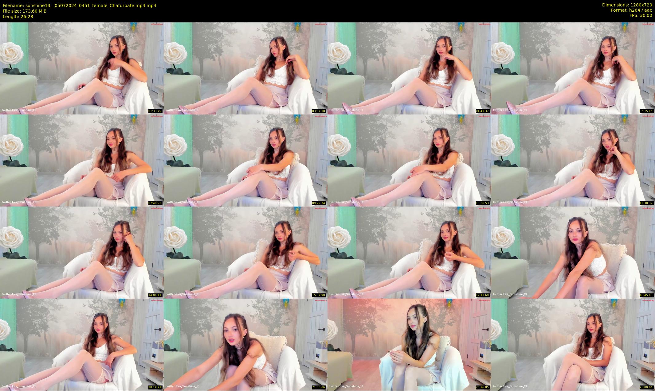 sunshine13_ — 27 minute Chaturbate female cam show recording, 720p, Jul 5, 2024