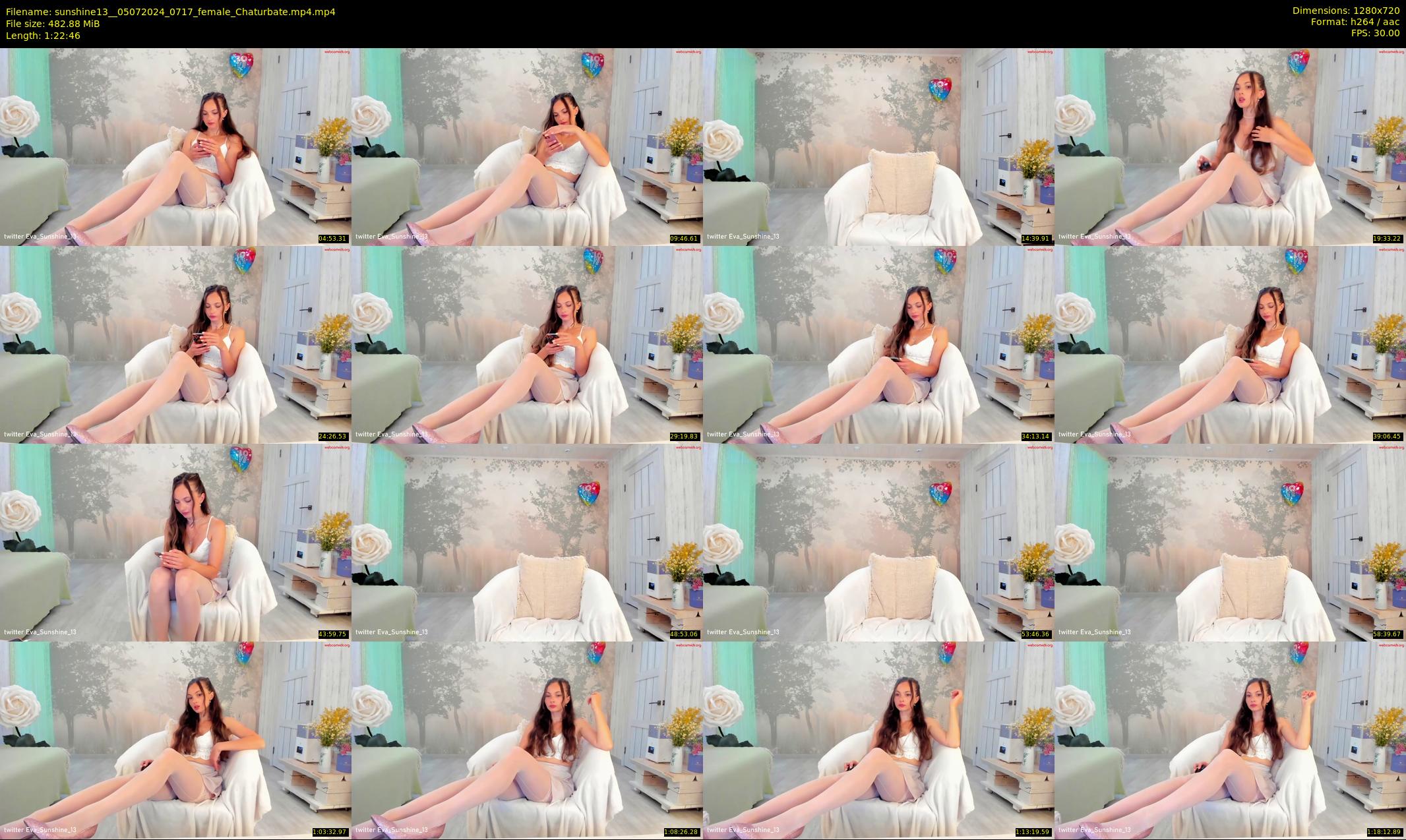 sunshine13_ — 83 minute Chaturbate female cam show recording, 720p, Jul 5, 2024