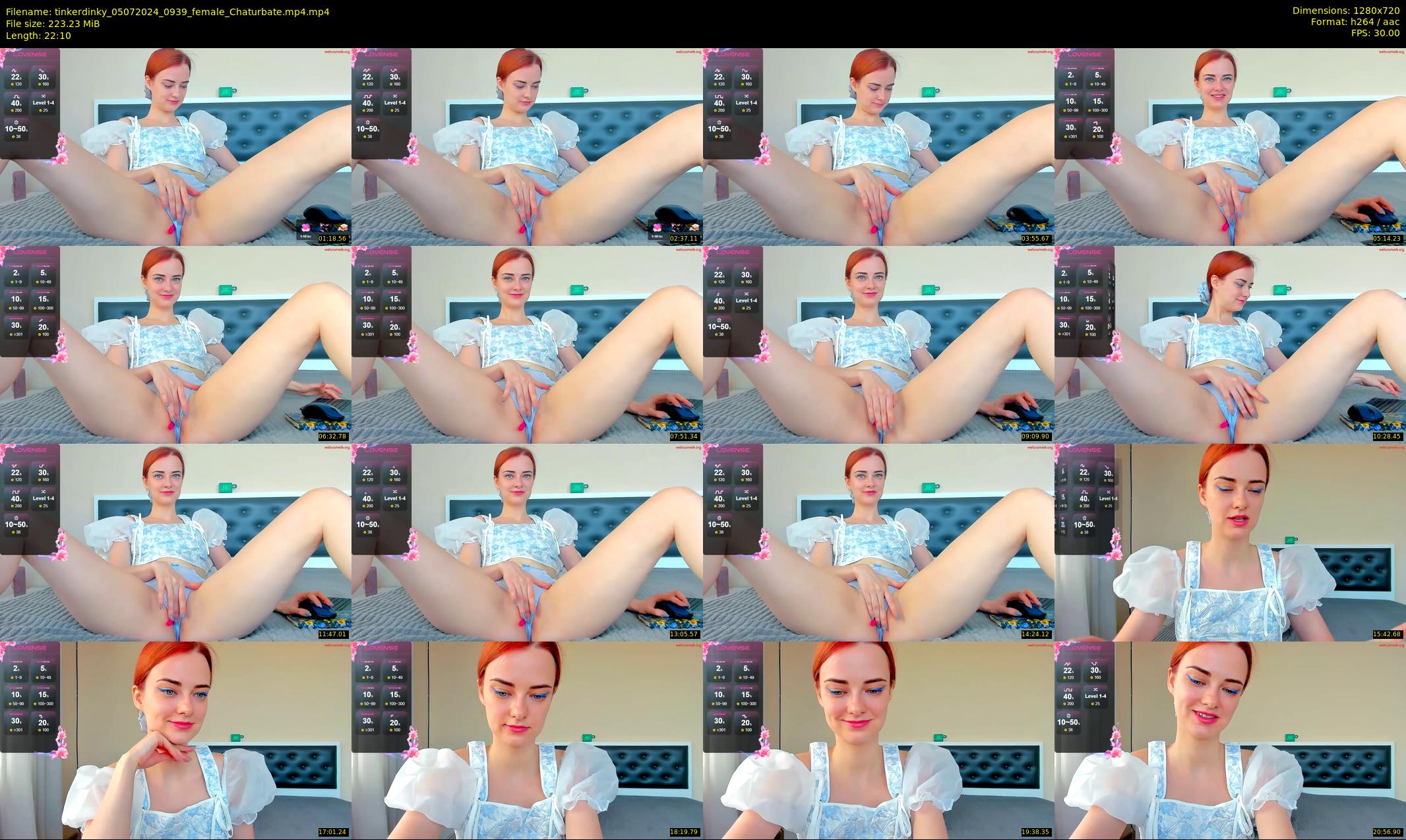 tinkerdinky — 23 minute Chaturbate female cam show recording, 720p, Jul 5, 2024