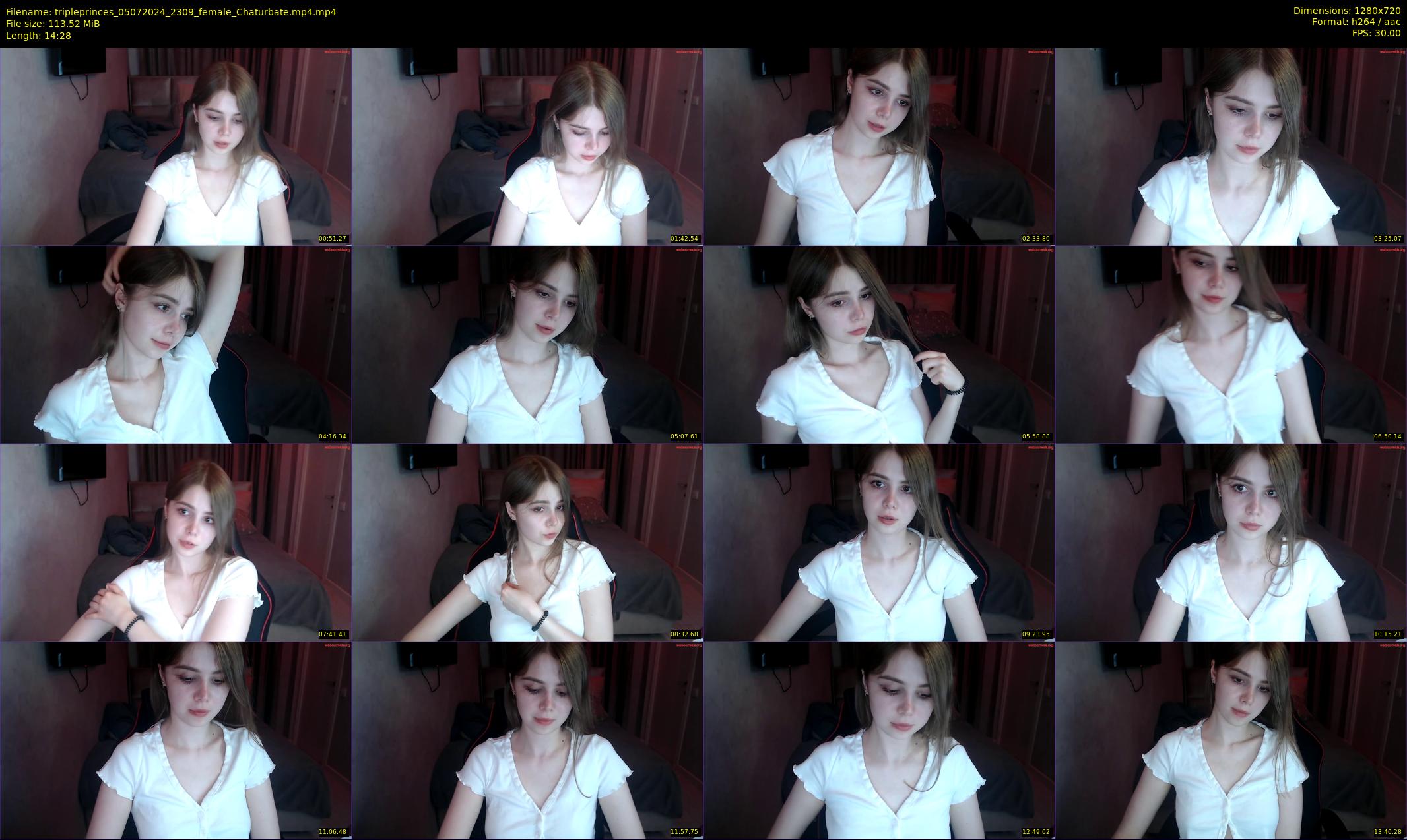 tripleprinces — 15 minute Chaturbate female cam show recording, 720p, Jul 5, 2024