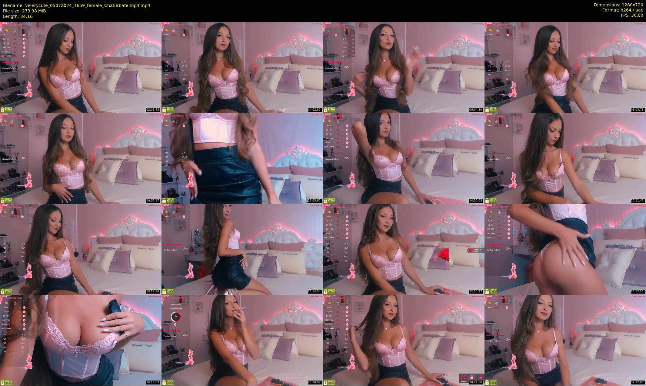 velerycute — 35 minute Chaturbate female cam show recording, 720p, Jul 5, 2024