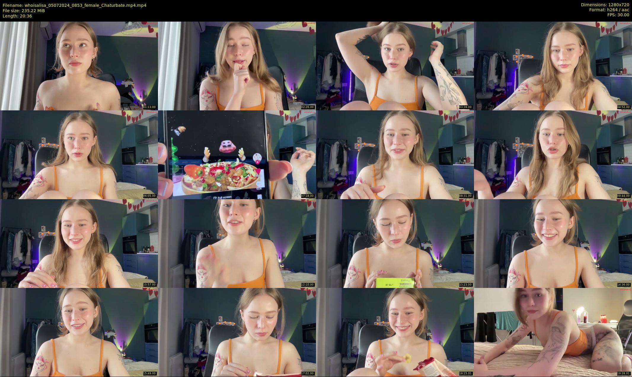 whoisalisa — 21 minute Chaturbate female cam show recording, 720p, Jul 5, 2024
