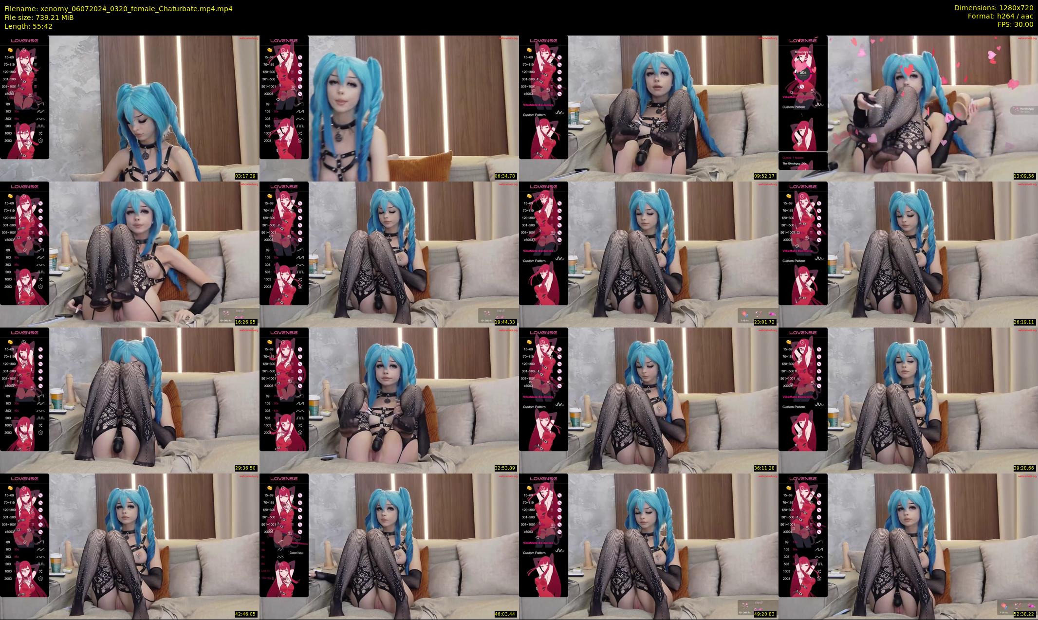 xenomy — 56 minute Chaturbate female cam show recording, 720p, Jul 6, 2024