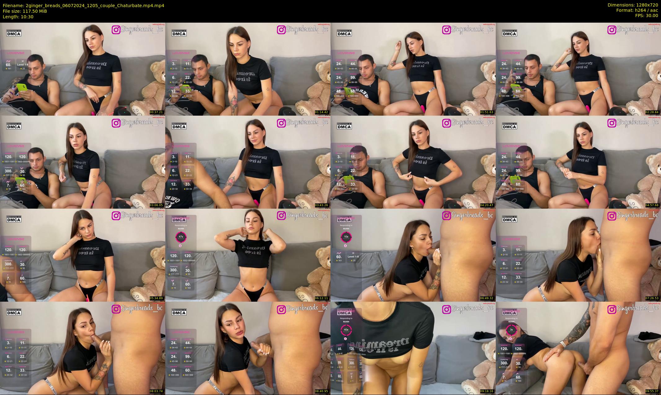 2ginger_breads — 11 minute Chaturbate couple cam show recording, 720p, Jul 6, 2024