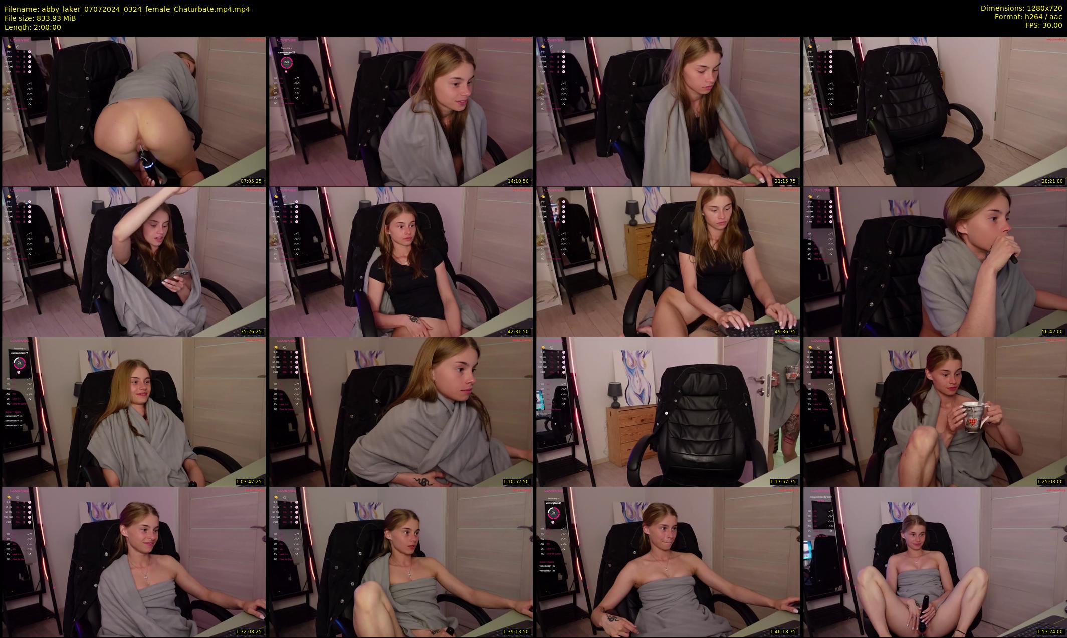 abby_laker — 120 minute Chaturbate female cam show recording, 720p, Jul 7, 2024