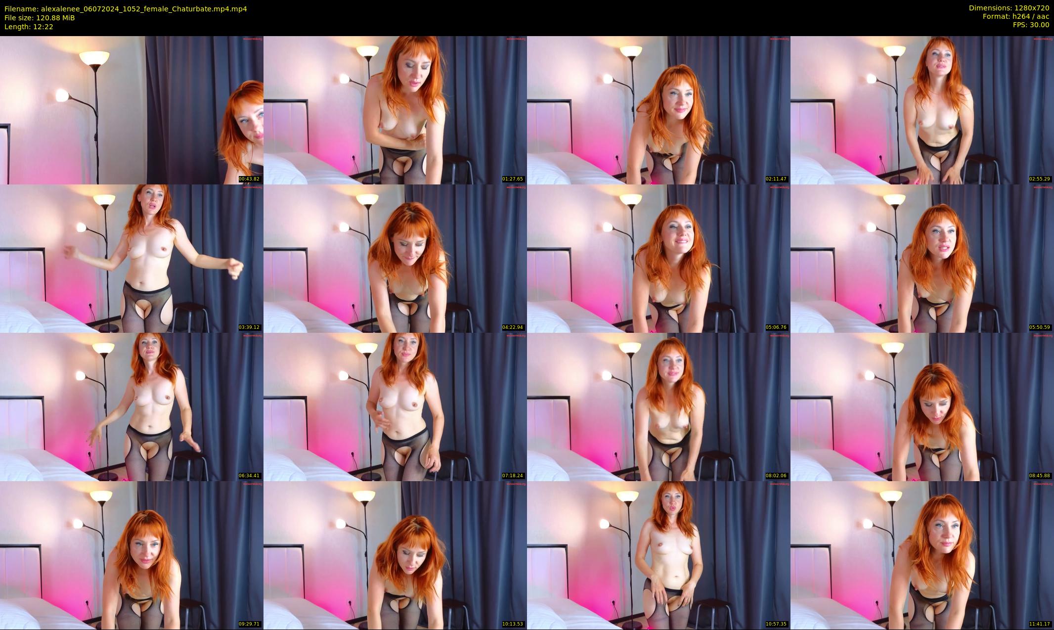 alexalenee — 13 minute Chaturbate female cam show recording, 720p, Jul 6, 2024