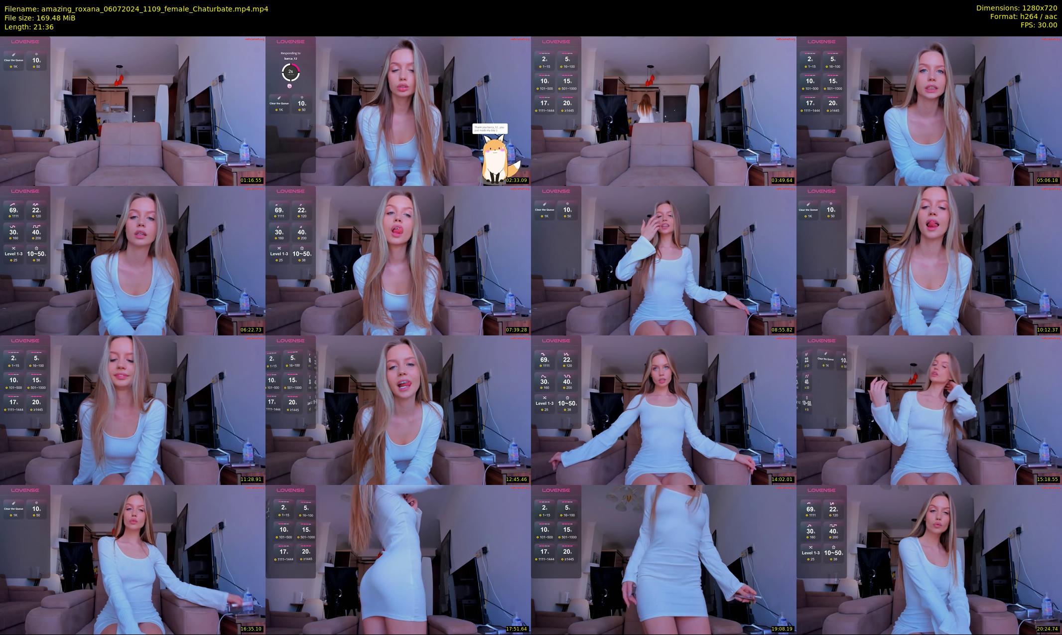 amazing_roxana — 22 minute Chaturbate female cam show recording, 720p, Jul 6, 2024