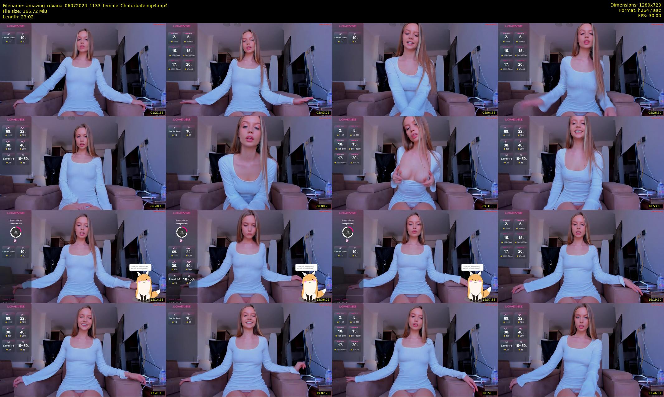 amazing_roxana — 24 minute Chaturbate female cam show recording, 720p, Jul 6, 2024