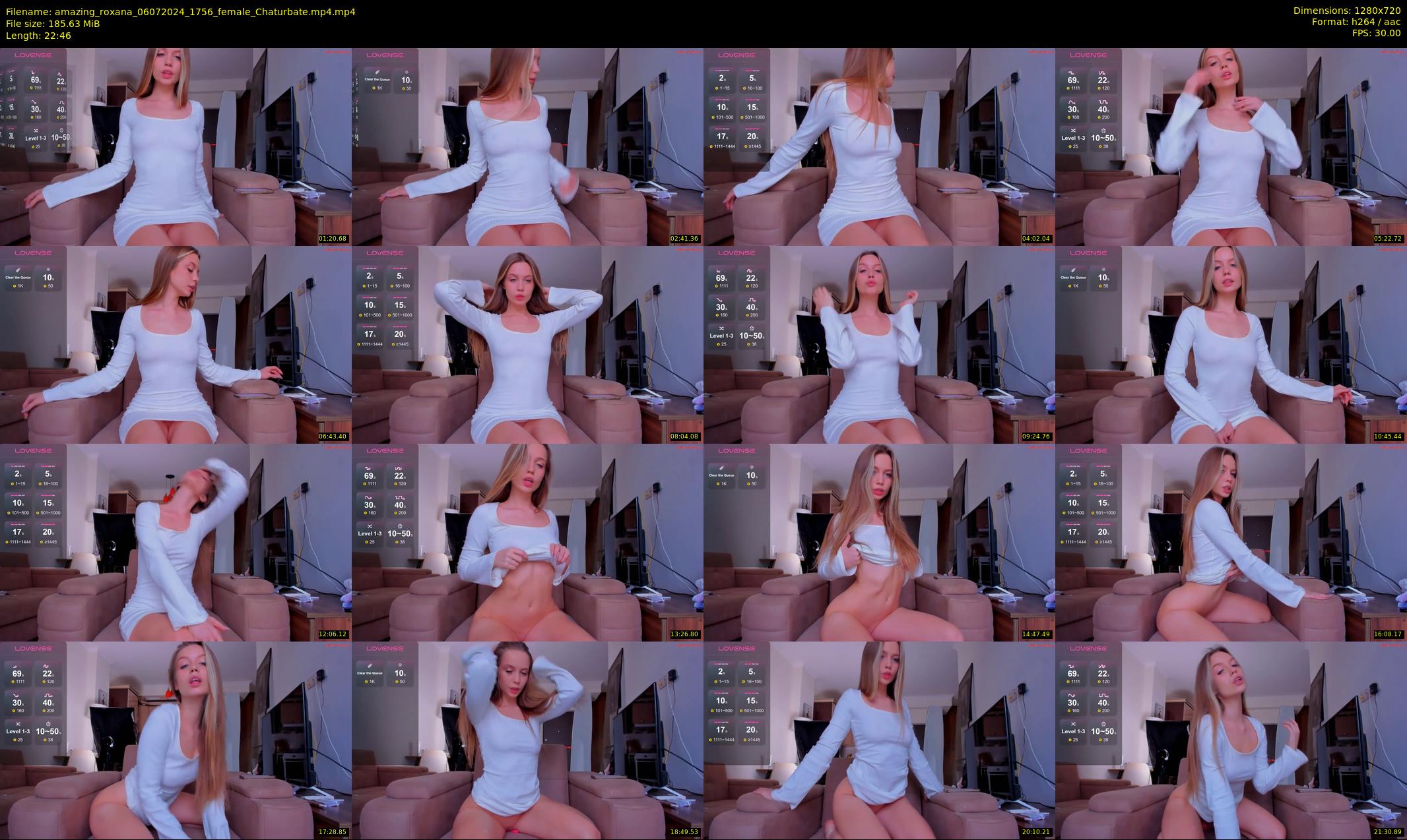 amazing_roxana — 23 minute Chaturbate female cam show recording, 720p, Jul 6, 2024