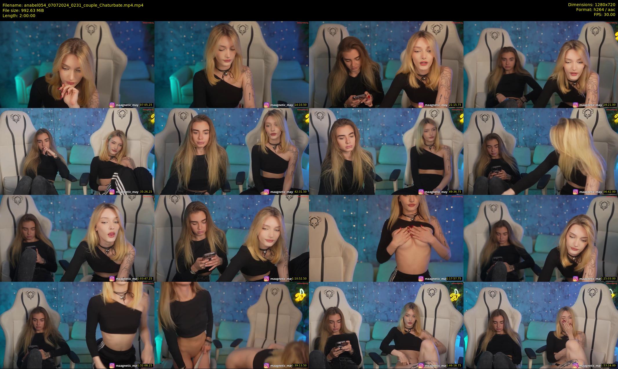 anabel054 — 120 minute Chaturbate female cam show recording, 720p, Jul 7, 2024