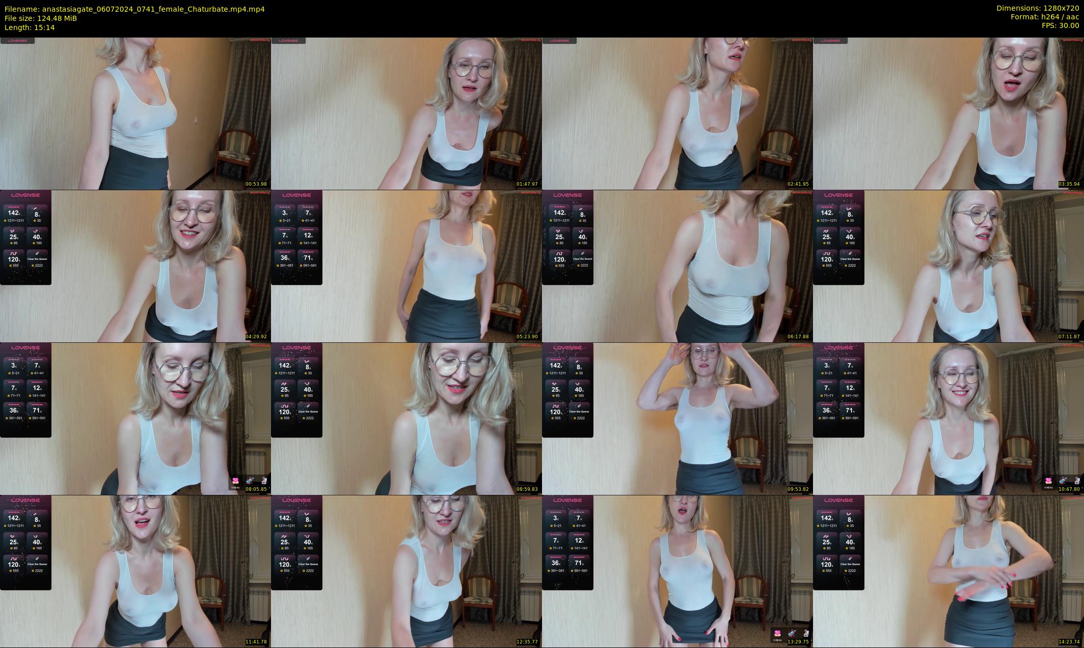 anastasiagate — 16 minute Chaturbate female cam show recording, 720p, Jul 6, 2024