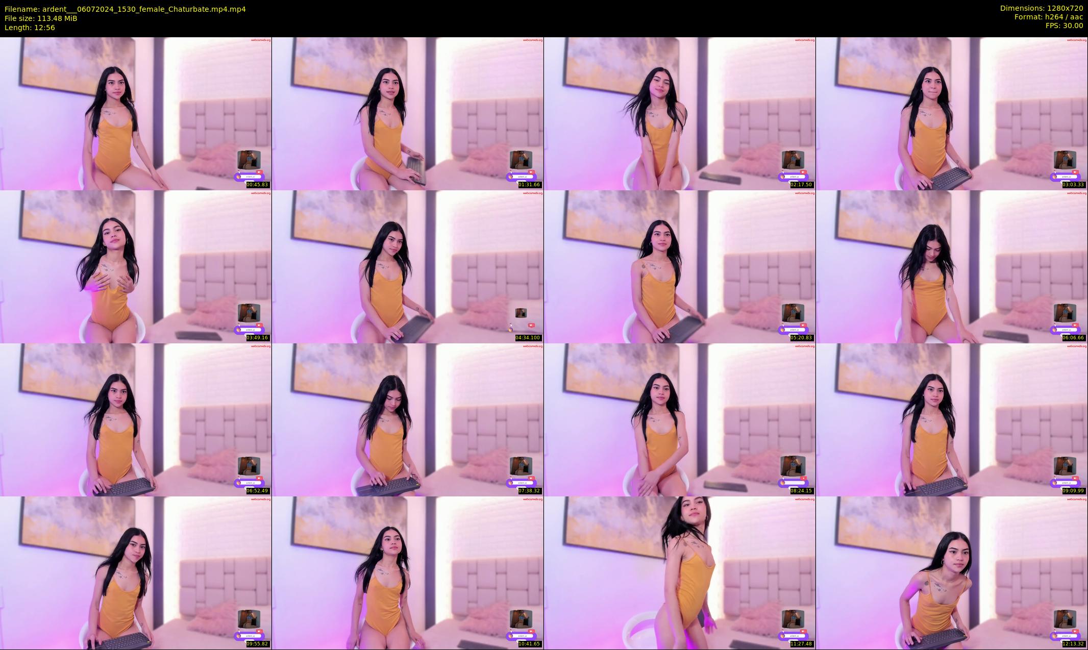 ardent__ — 13 minute Chaturbate female cam show recording, 720p, Jul 6, 2024