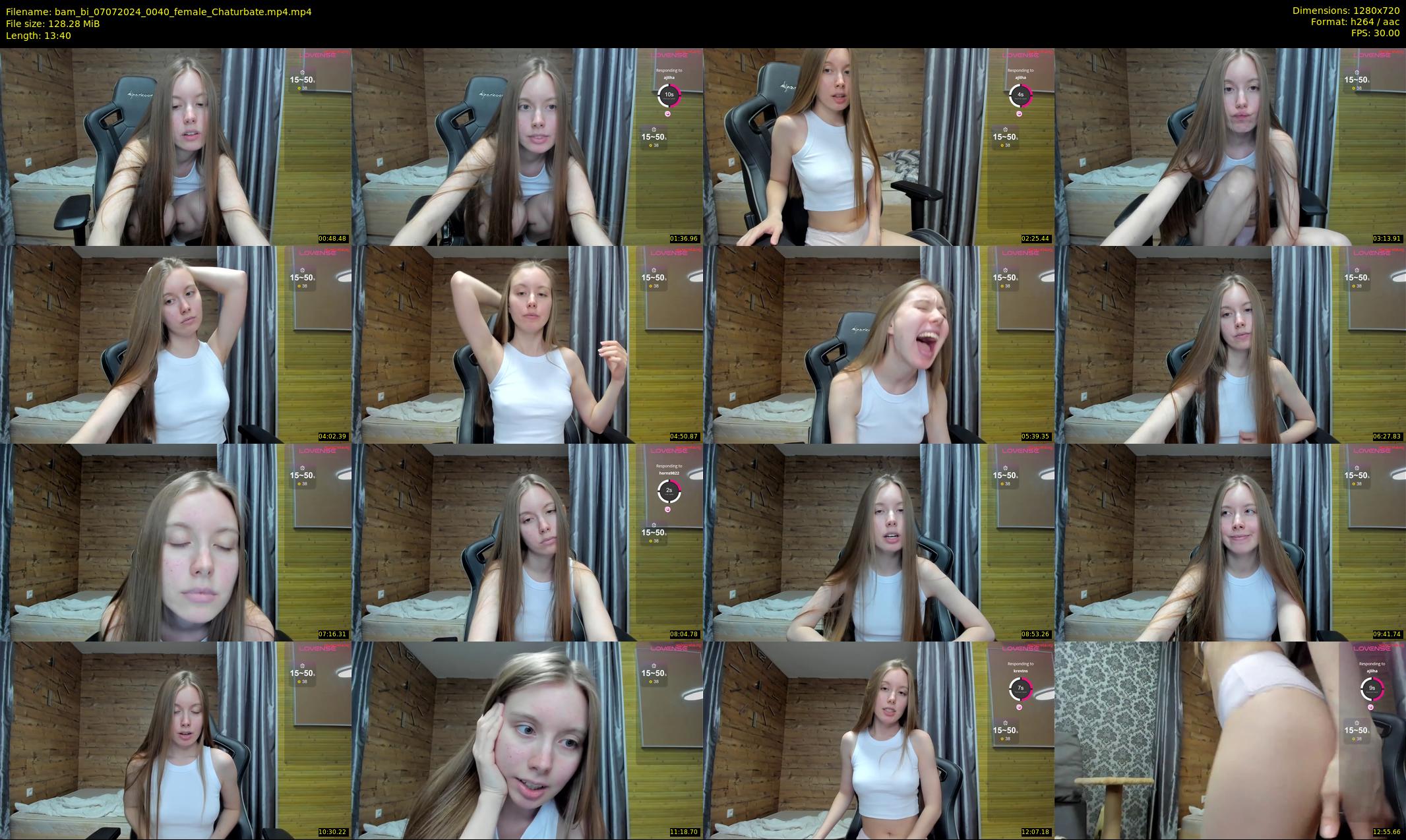 bam_bi — 14 minute Chaturbate female cam show recording, 720p, Jul 7, 2024