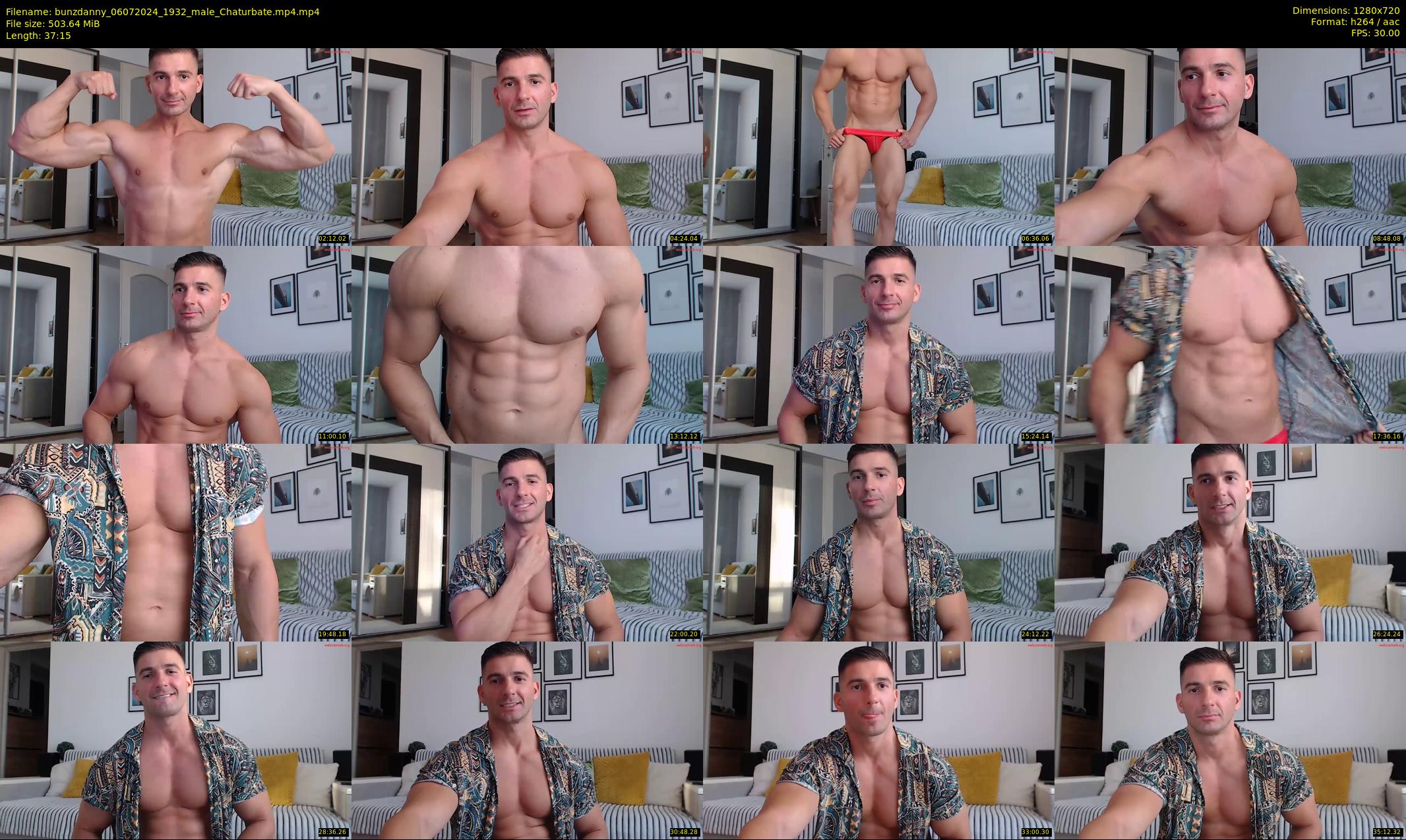 bunzdanny — 38 minute Chaturbate male cam show recording, 720p, Jul 6, 2024