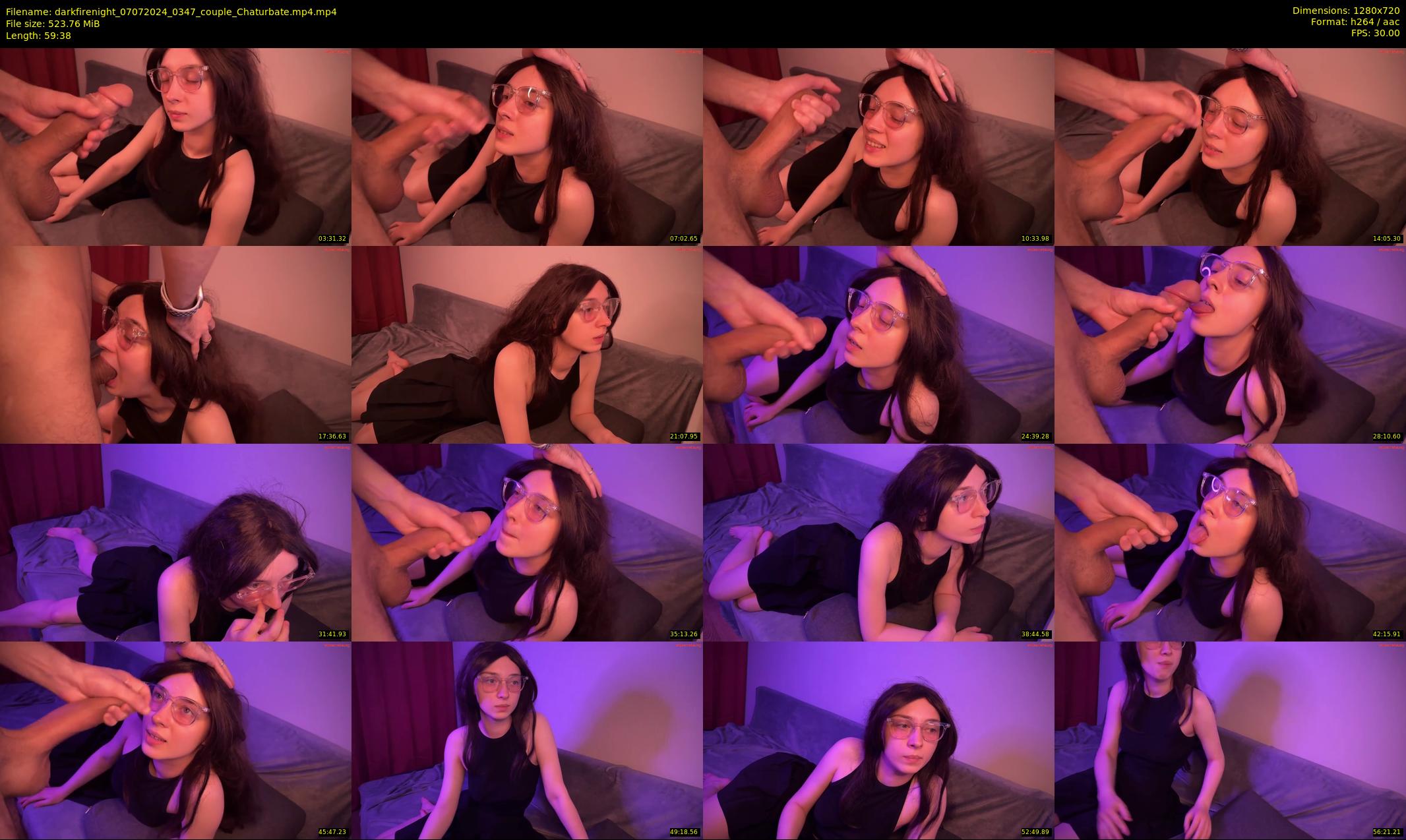 darkfirenight — 60 minute Chaturbate couple cam show recording, 720p, Jul 7, 2024