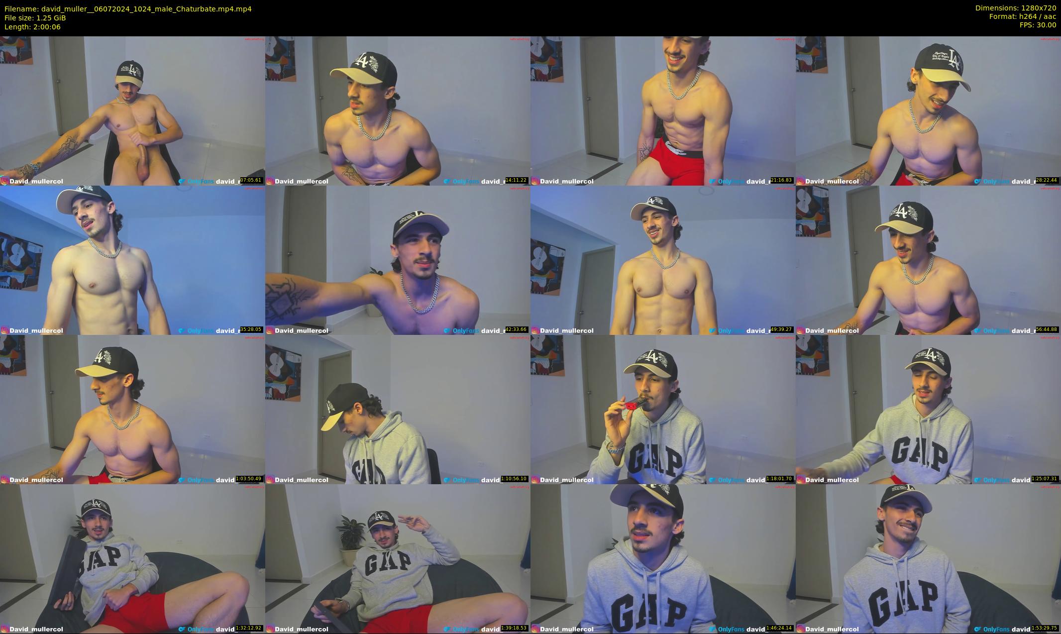 david_muller_ — 121 minute Chaturbate male cam show recording, 720p, Jul 6, 2024