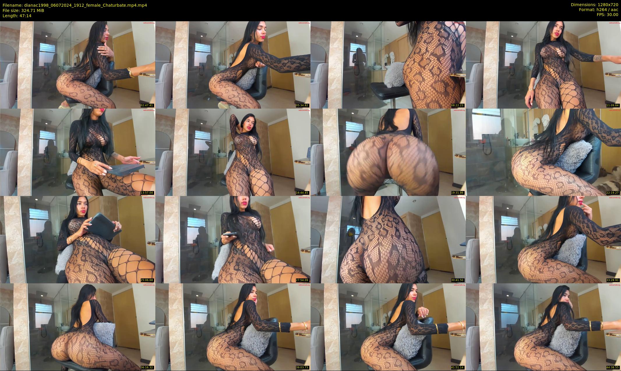 dianac1998 — 48 minute Chaturbate female cam show recording, 720p, Jul 6, 2024