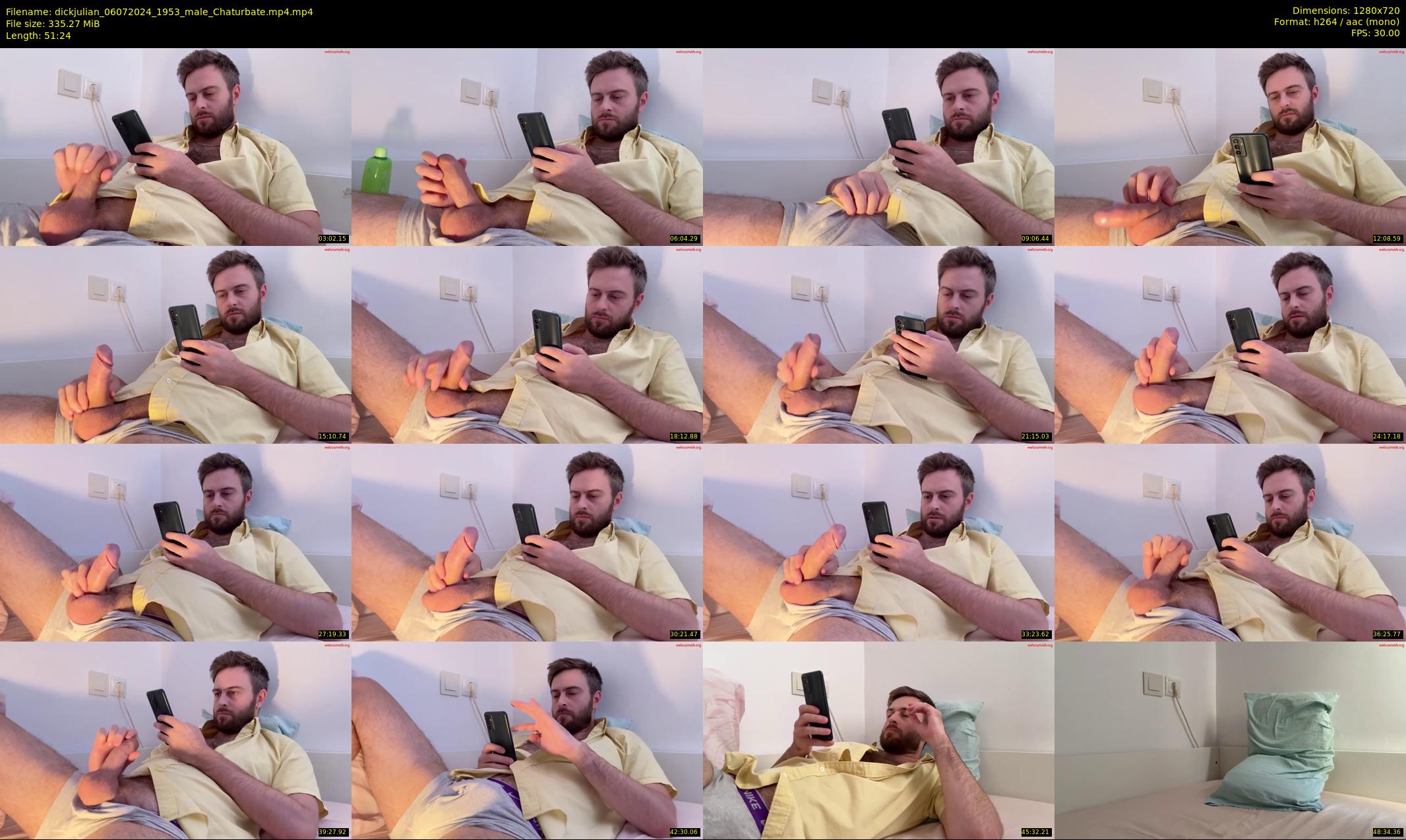 dickjulian — 52 minute Chaturbate male cam show recording, 720p, Jul 6, 2024