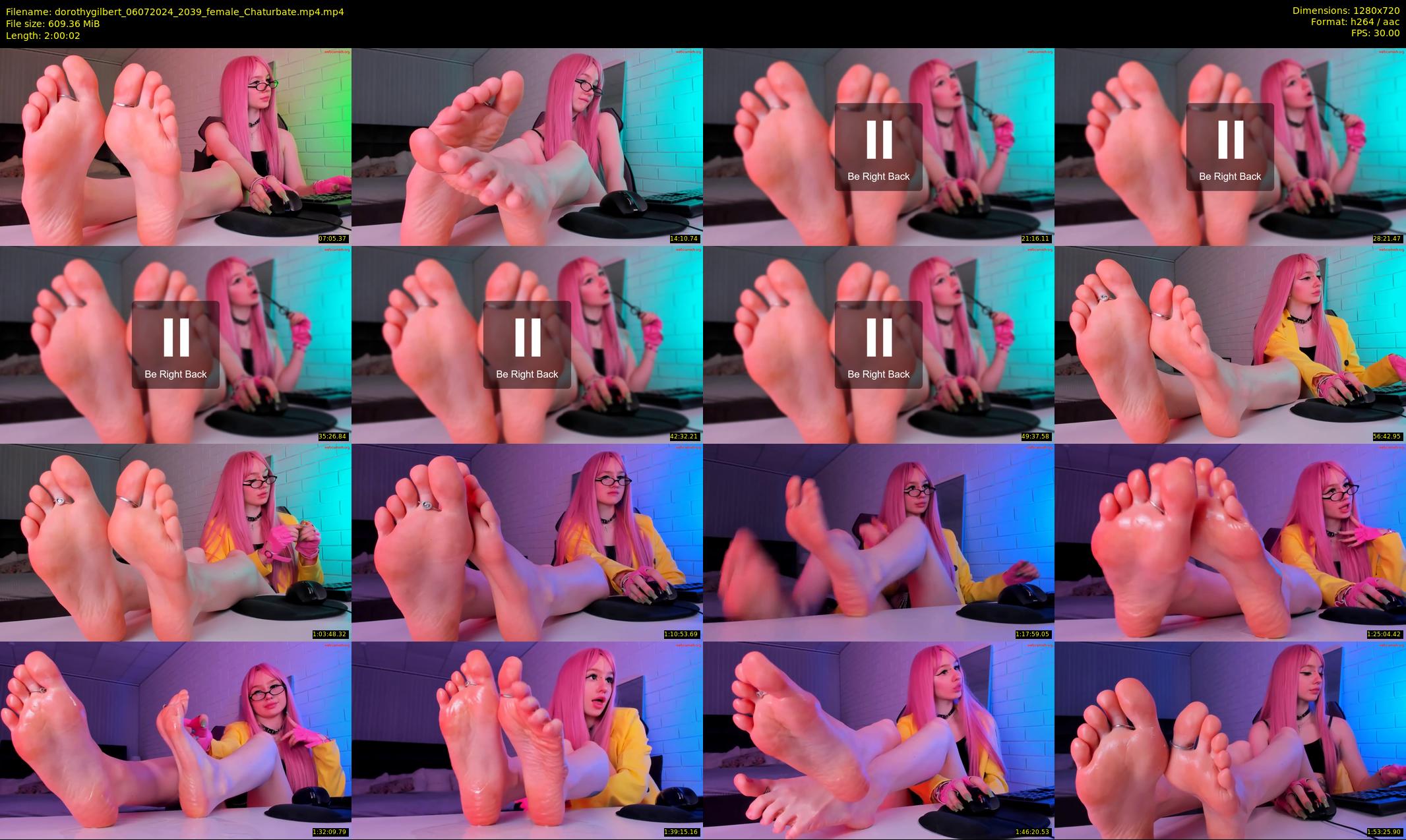 dorothygilbert — 121 minute Chaturbate female cam show recording, 720p, Jul 6, 2024