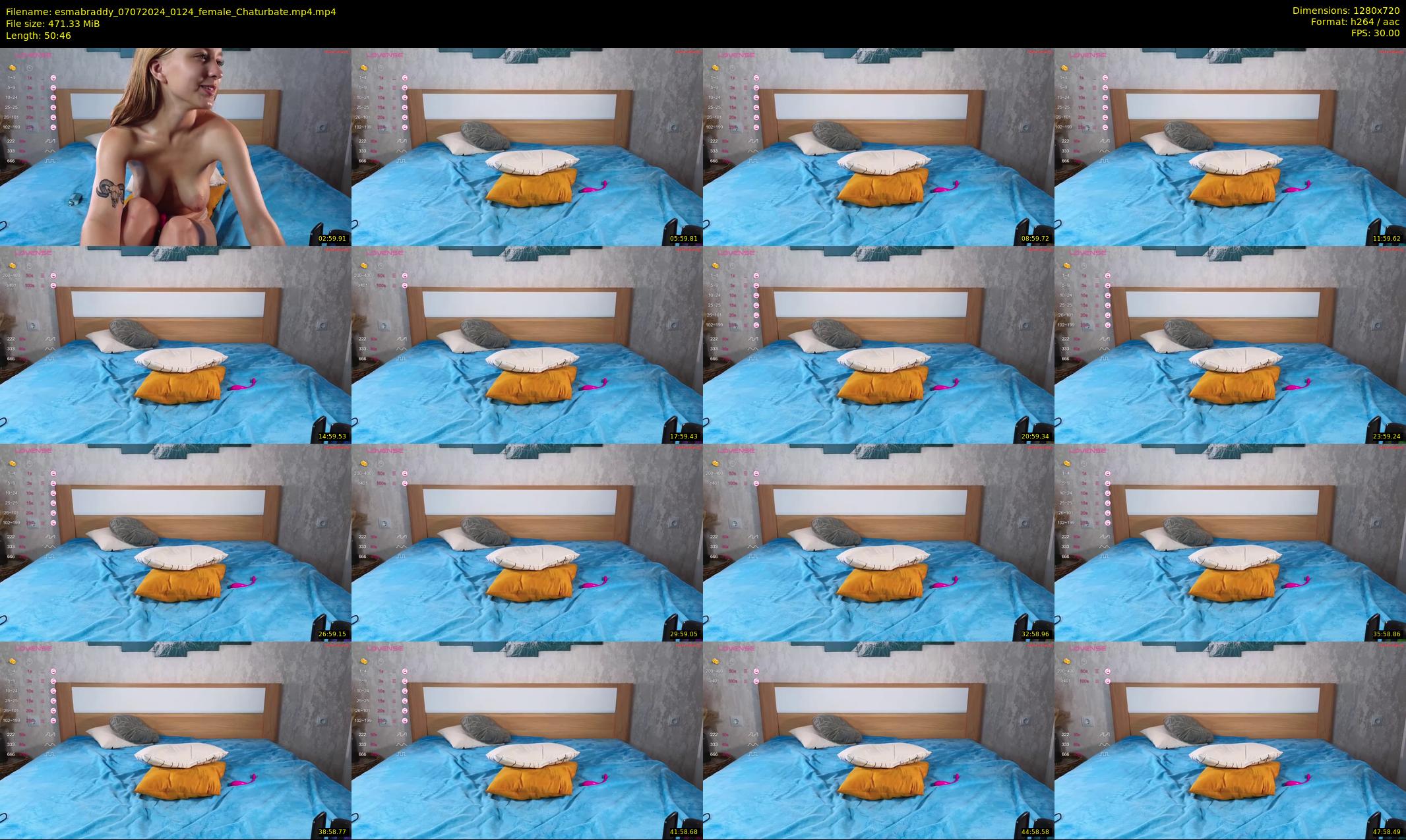 esmabraddy — 51 minute Chaturbate female cam show recording, 720p, Jul 7, 2024