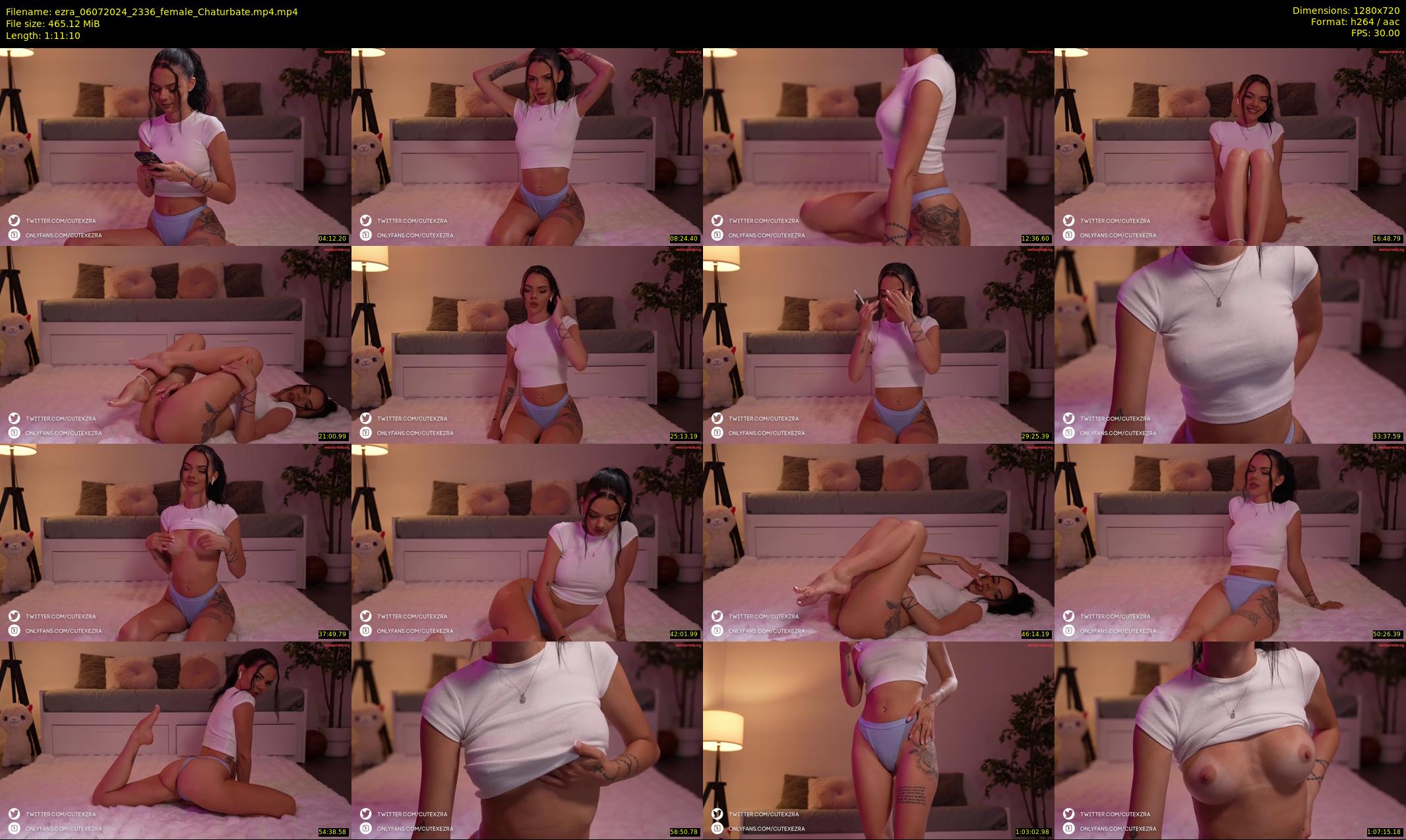 ezra — 72 minute Chaturbate female cam show recording, 720p, Jul 6, 2024
