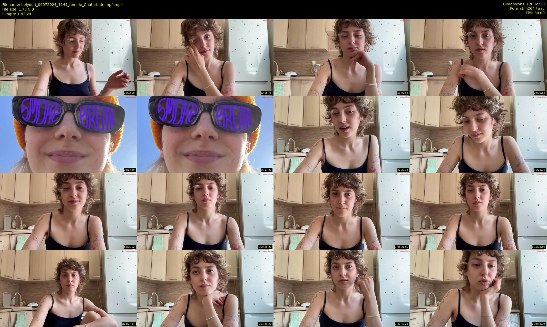 holydori — 103 minute Chaturbate female cam show recording, 720p, Jul 6, 2024