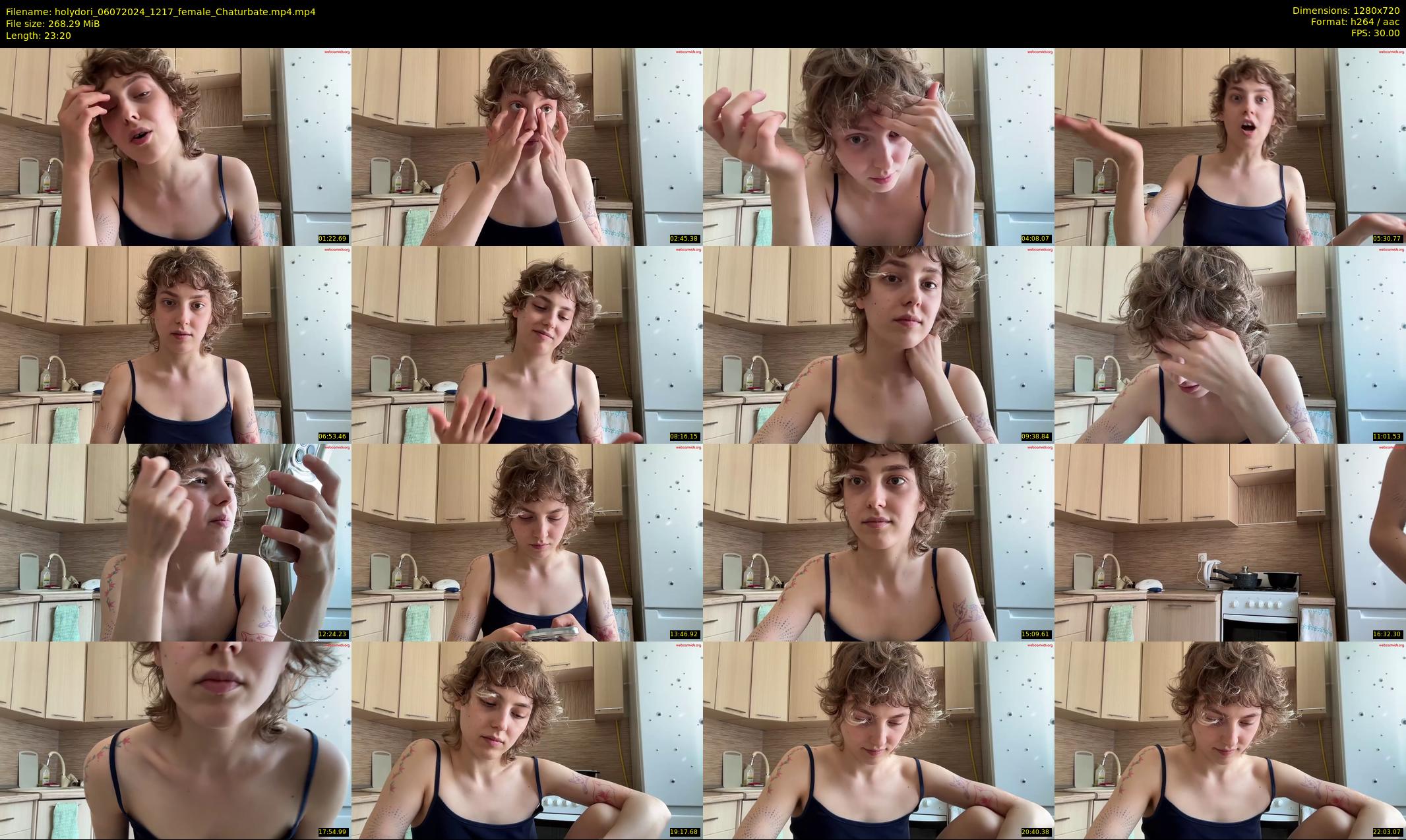 holydori — 24 minute Chaturbate female cam show recording, 720p, Jul 6, 2024