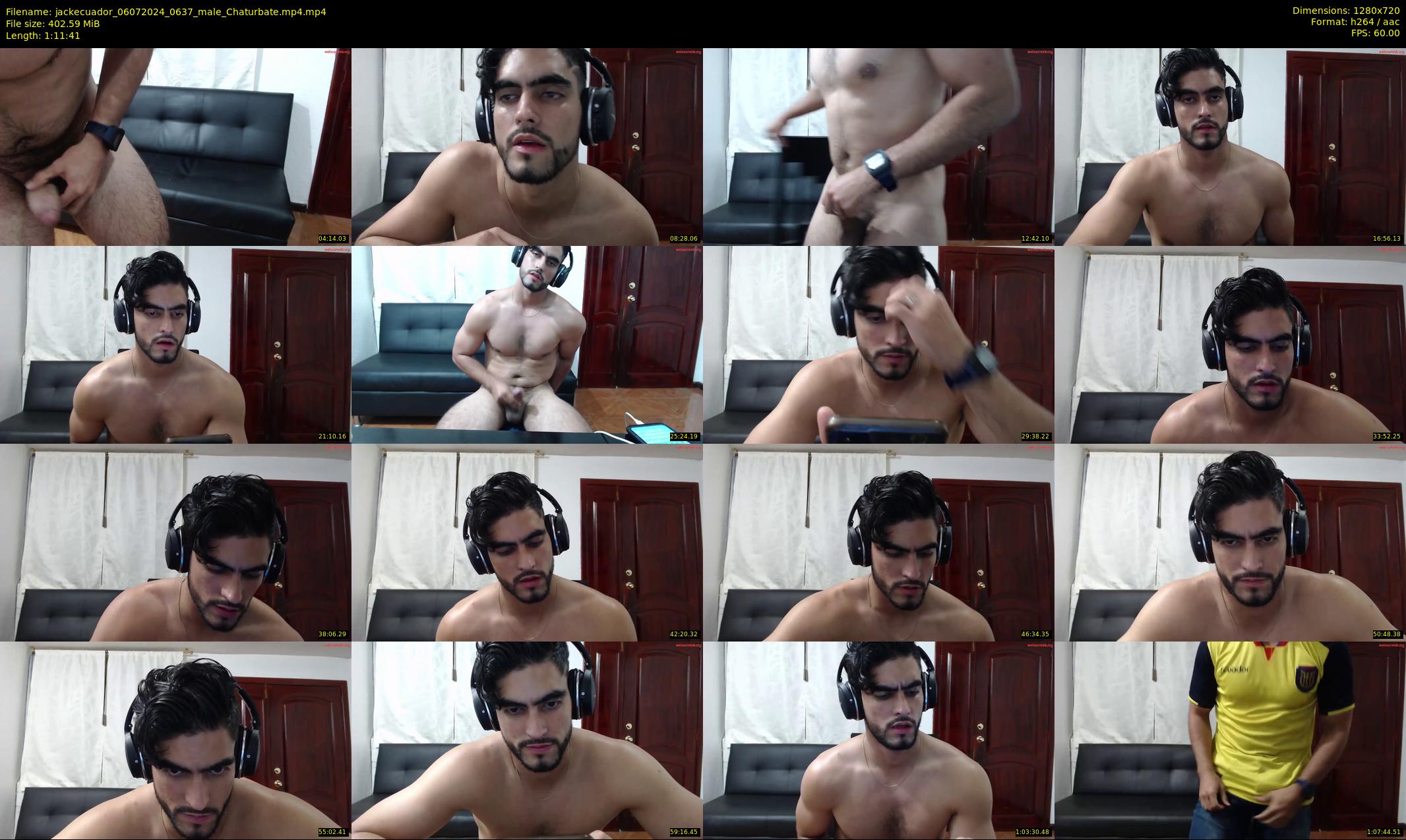jackecuador — 72 minute Chaturbate male cam show recording, 720p, Jul 6, 2024