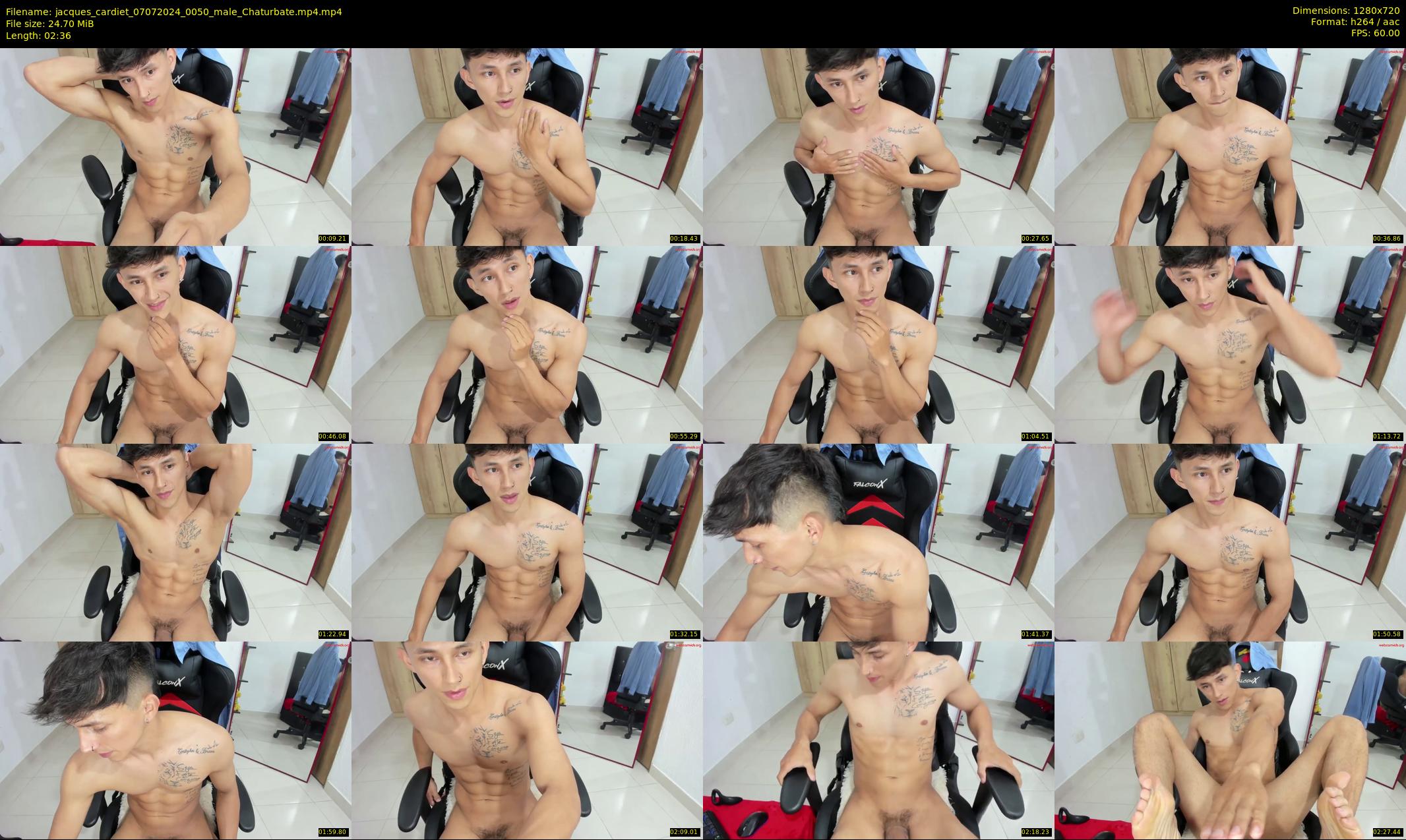 jacques_cardiet — 3 minute Chaturbate male cam show recording, 720p, Jul 7, 2024