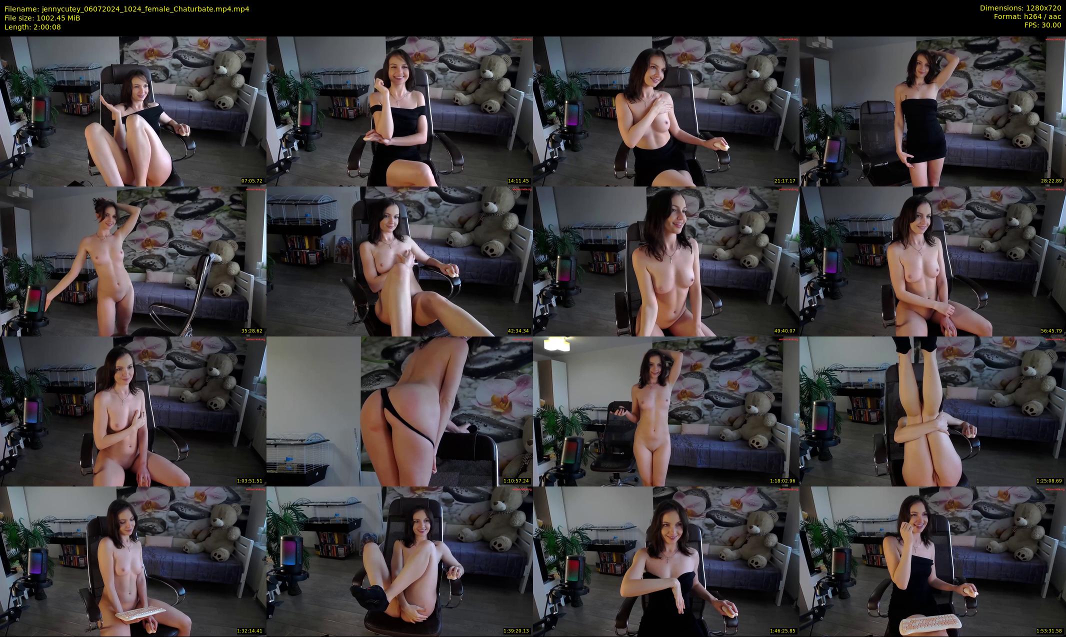 jennycutey — 121 minute Chaturbate female cam show recording, 720p, Jul 6, 2024