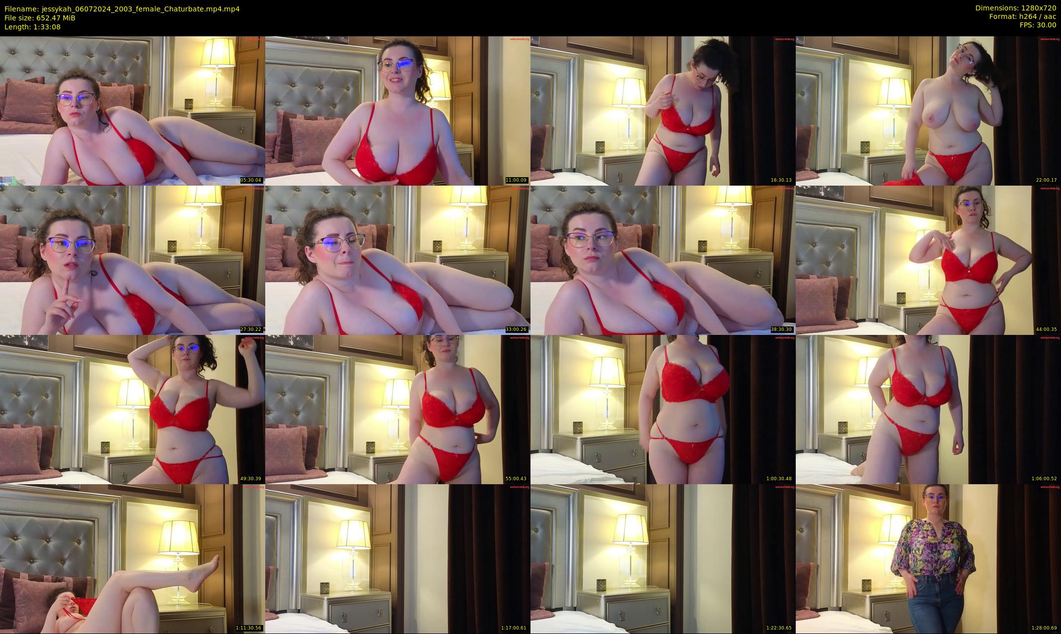 jessykah — 94 minute Chaturbate female cam show recording, 720p, Jul 6, 2024