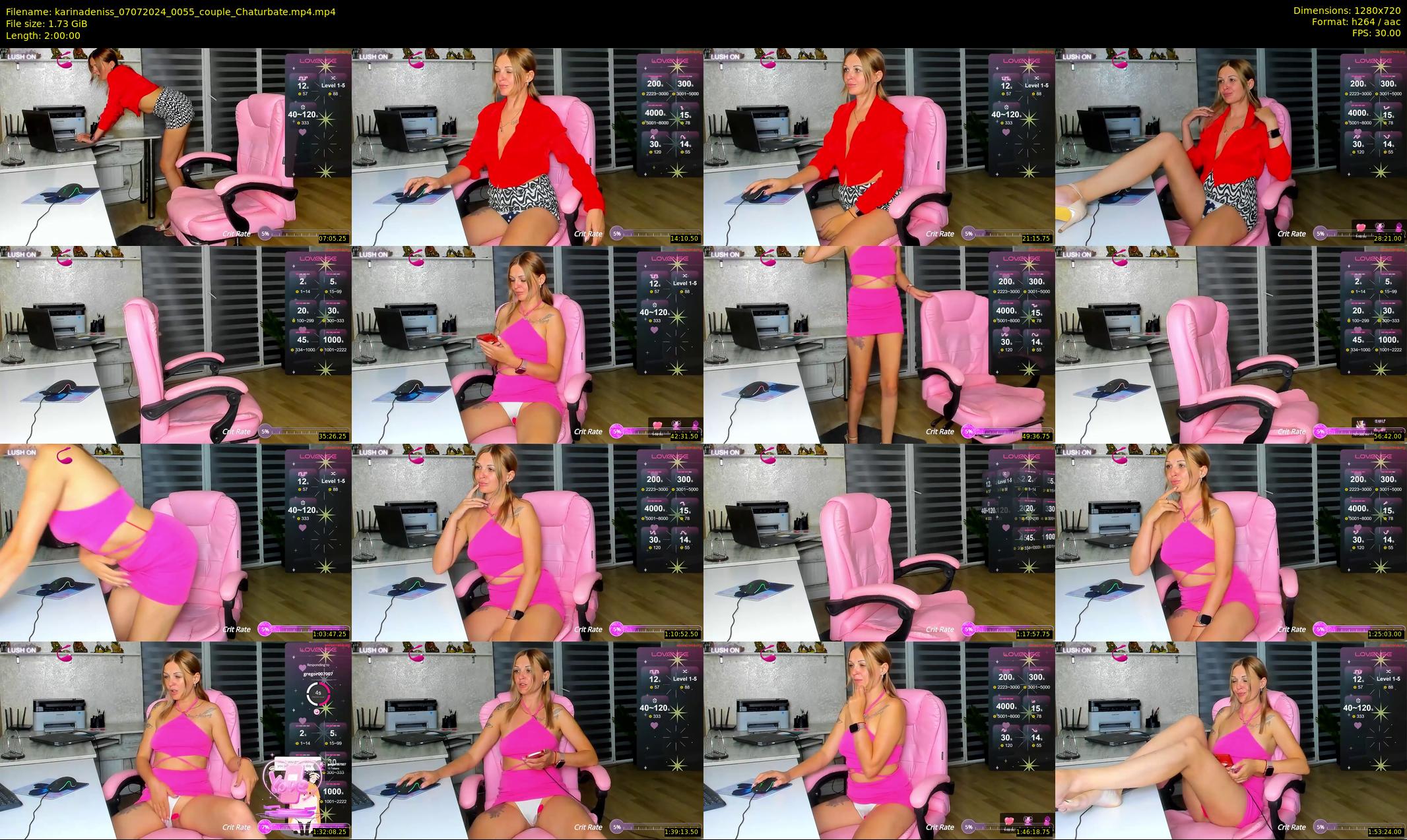 karinadeniss — 120 minute Chaturbate couple cam show recording, 720p, Jul 7, 2024