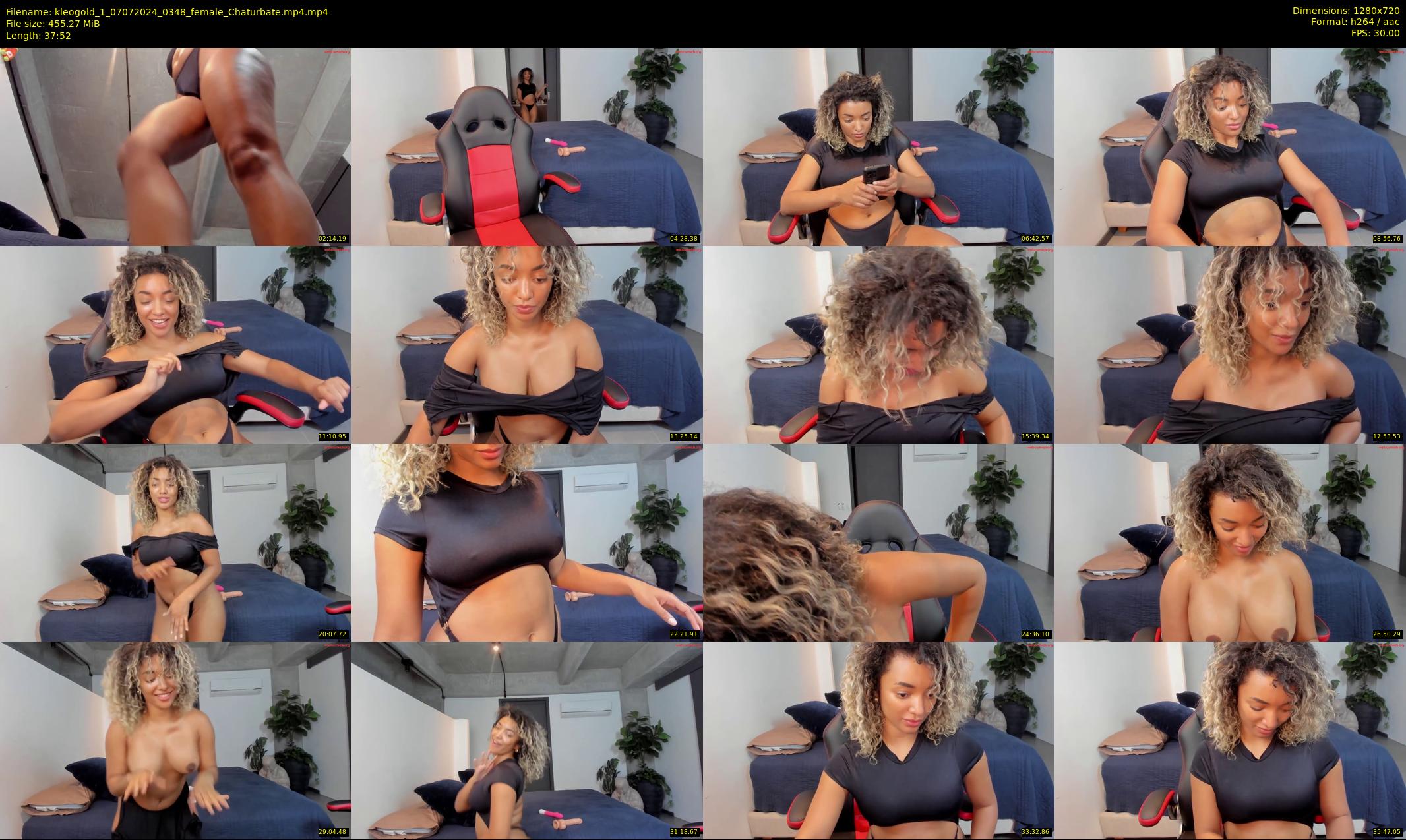 kleogold_1 — 38 minute Chaturbate female cam show recording, 720p, Jul 7, 2024