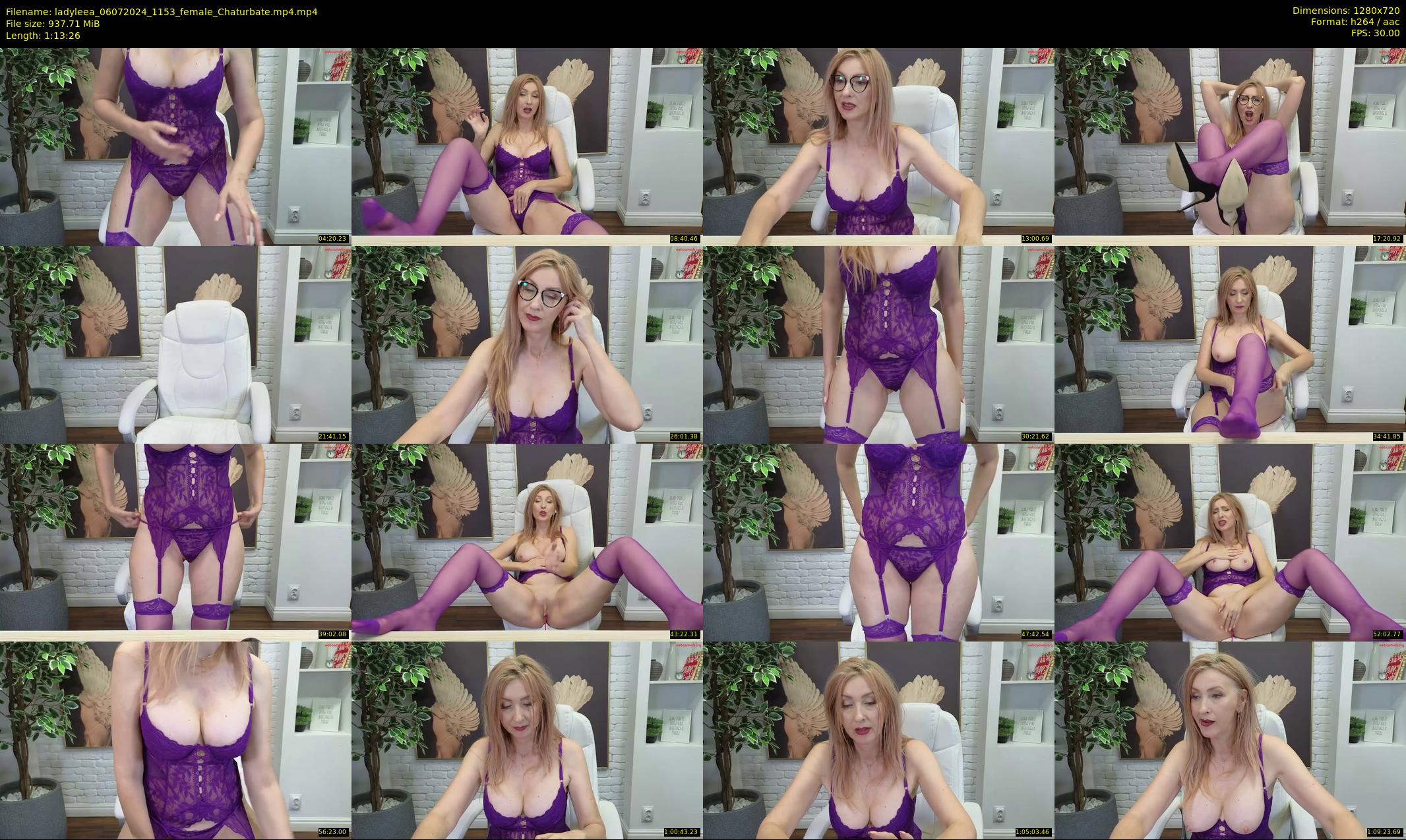 ladyleea — 74 minute Chaturbate female cam show recording, 720p, Jul 6, 2024