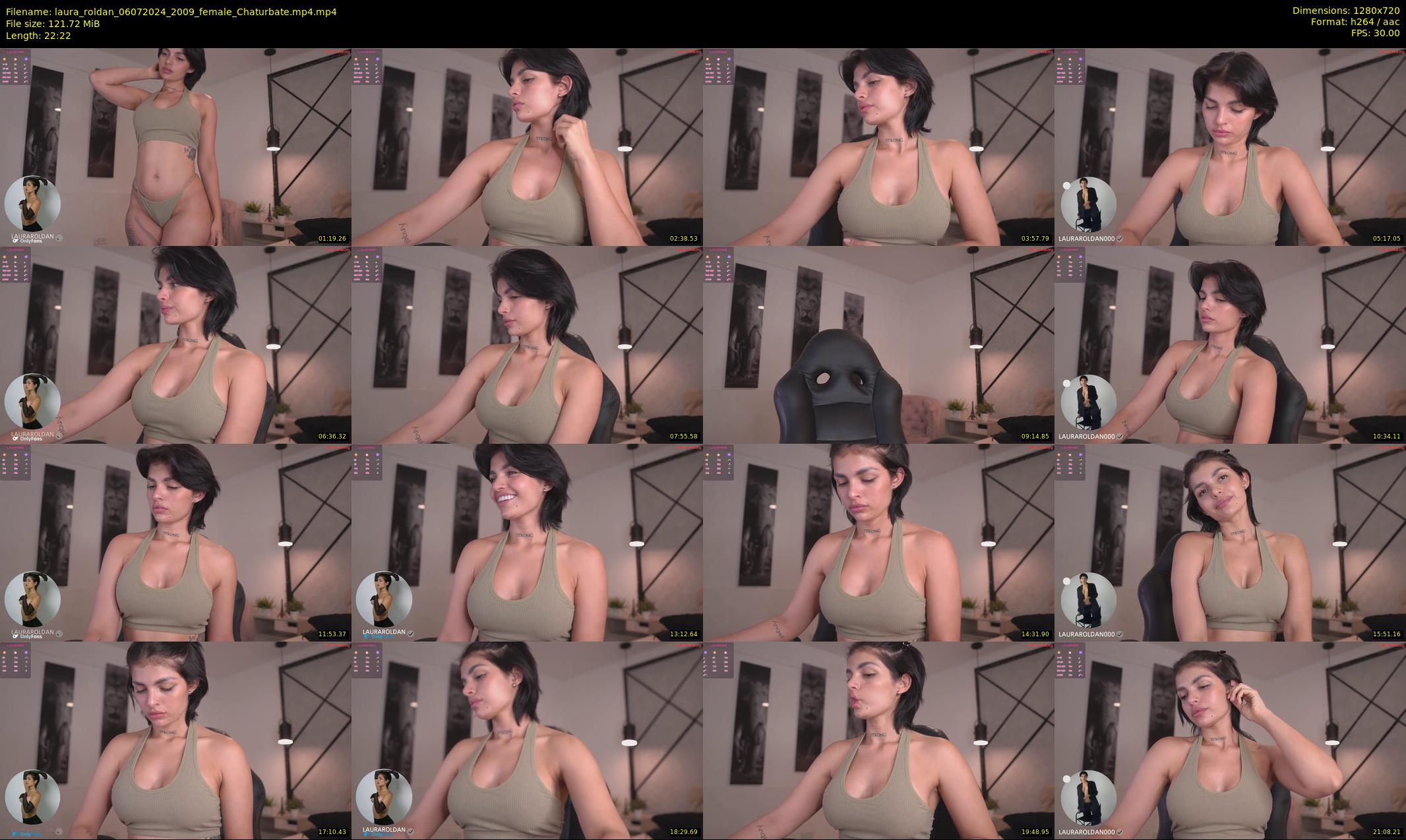 laura_roldan — 23 minute Chaturbate female cam show recording, 720p, Jul 6, 2024