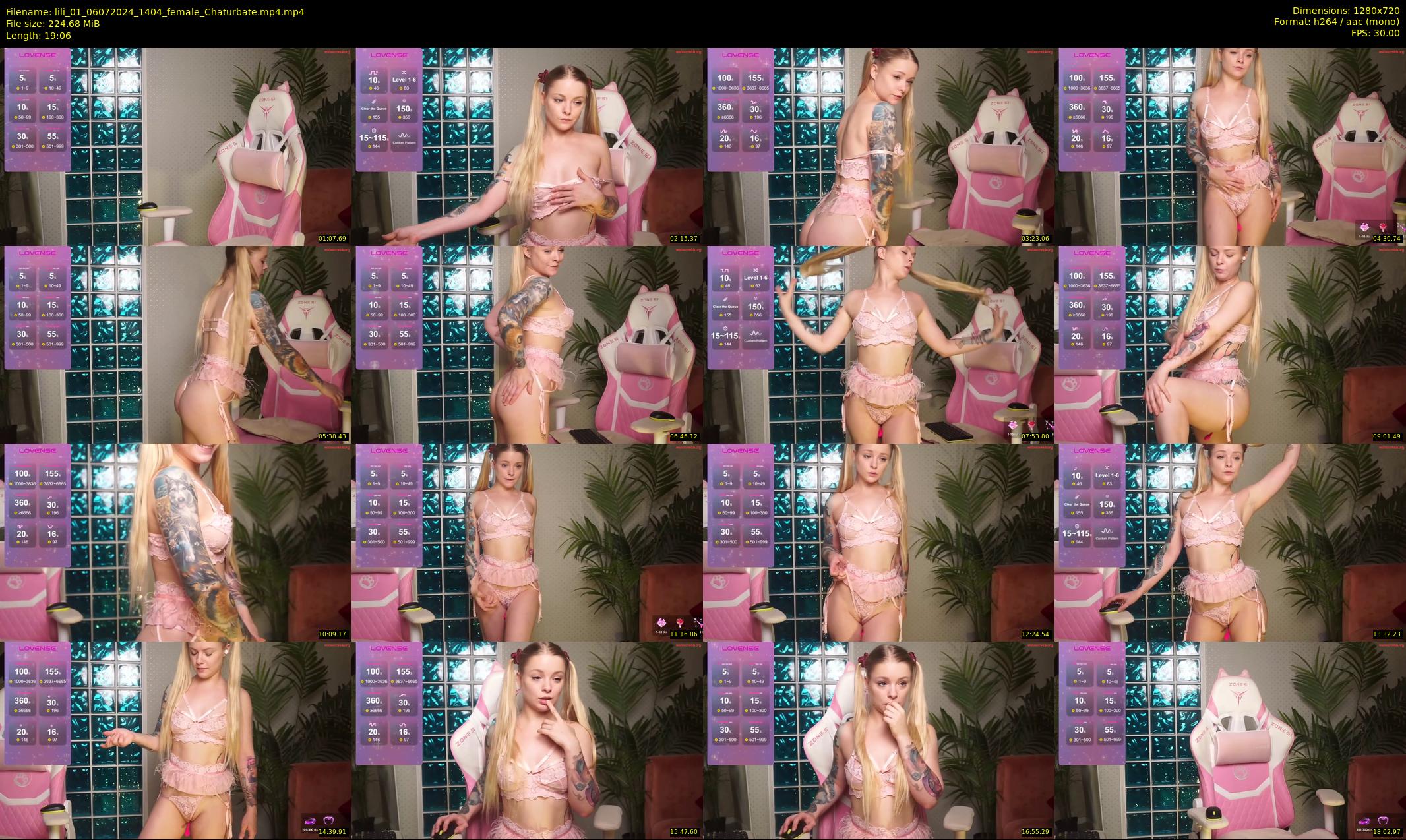 lili_01 — 20 minute Chaturbate female cam show recording, 720p, Jul 6, 2024