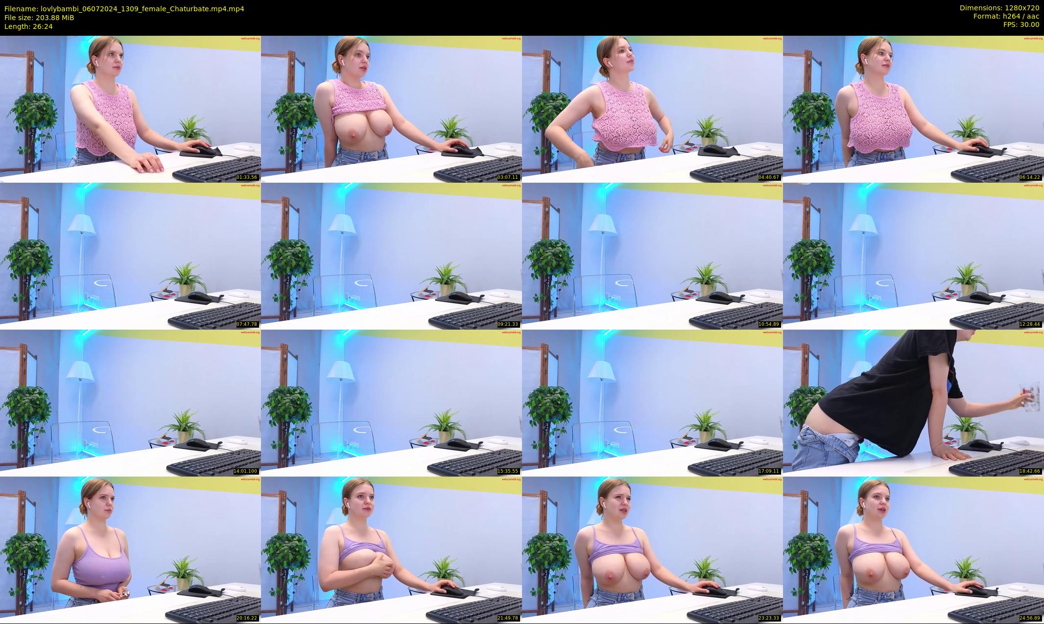 lovlybambi — 27 minute Chaturbate female cam show recording, 720p, Jul 6, 2024