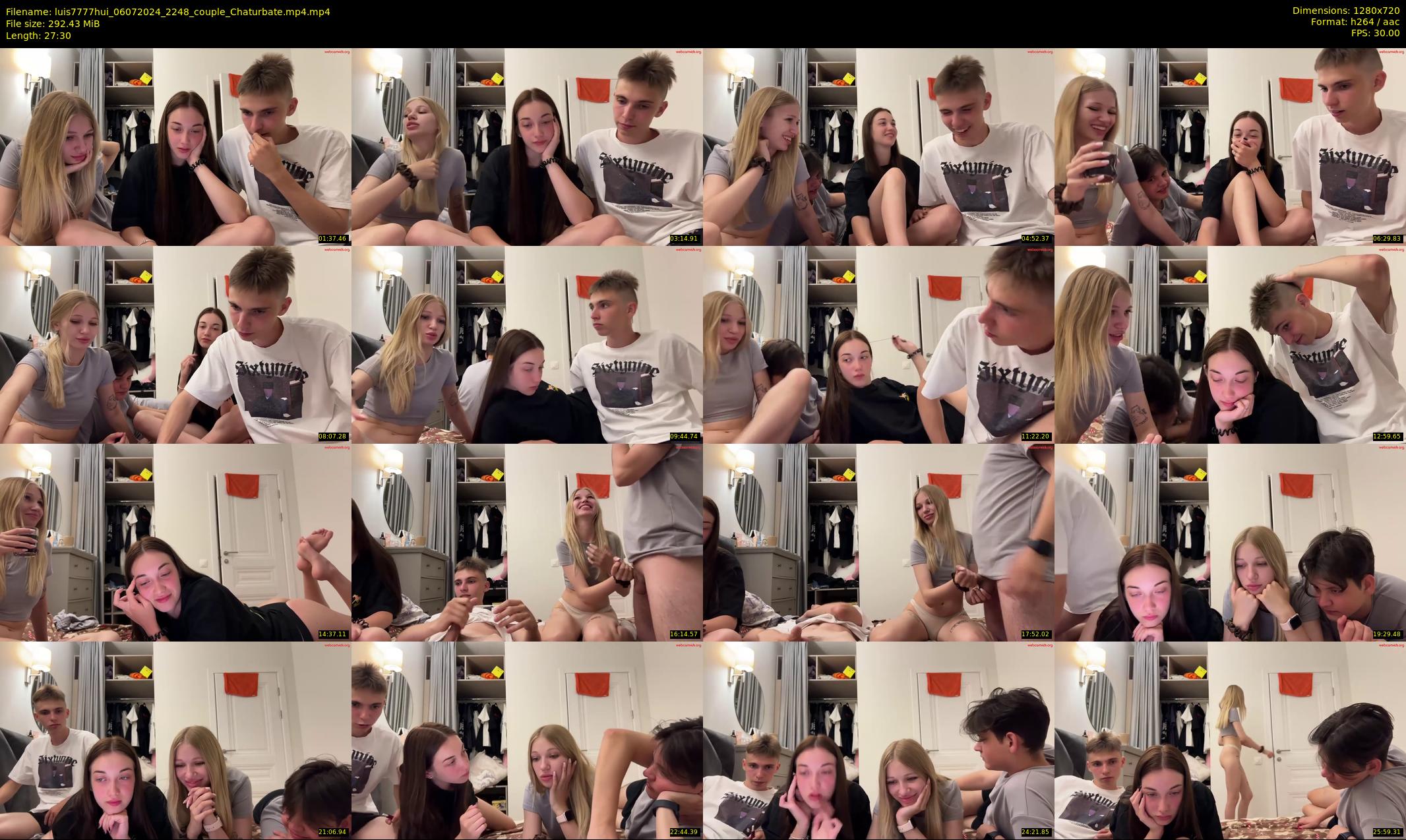 luis7777hui — 28 minute Chaturbate couple cam show recording, 720p, Jul 6, 2024