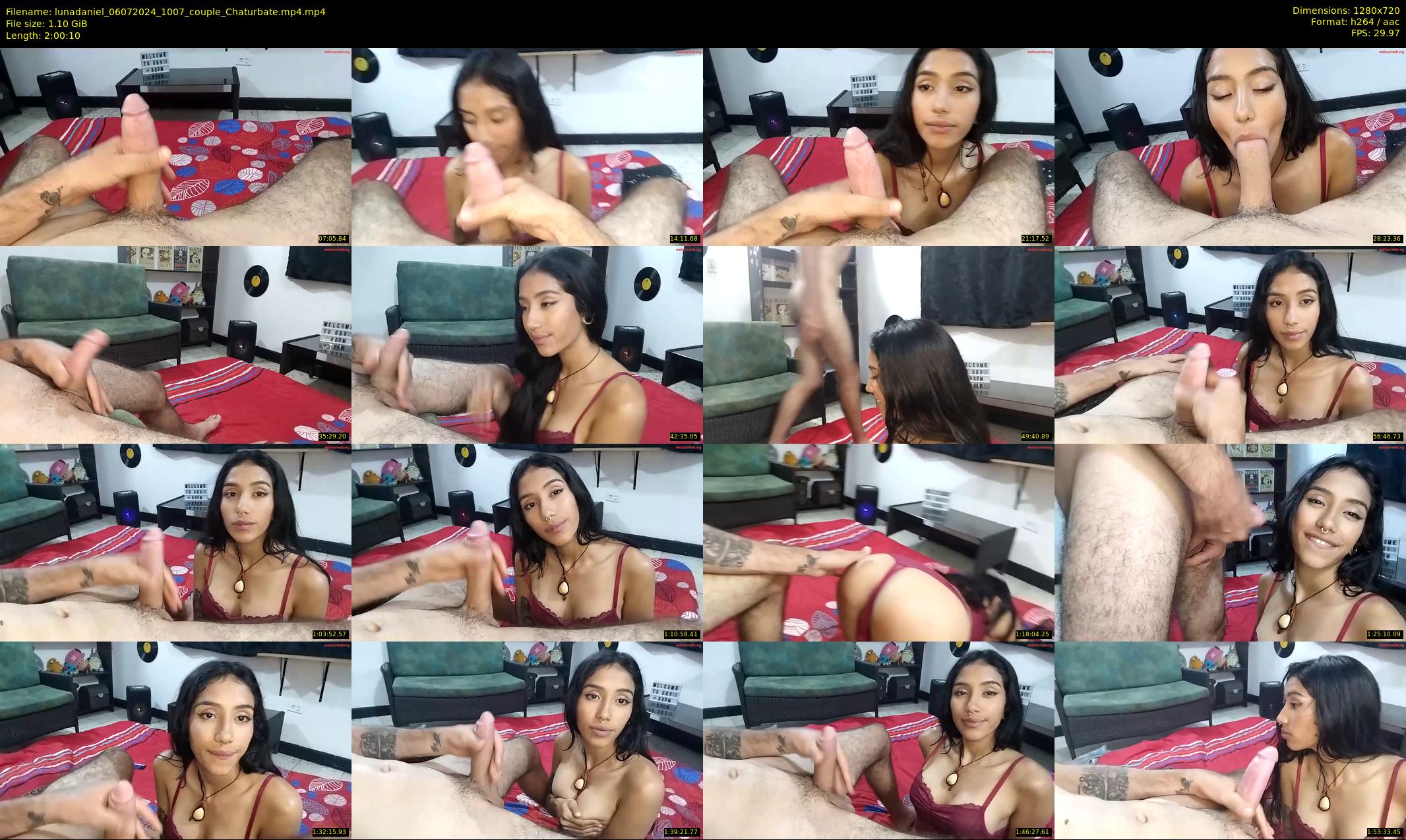 lunadaniel — 121 minute Chaturbate couple cam show recording, 720p, Jul 6, 2024