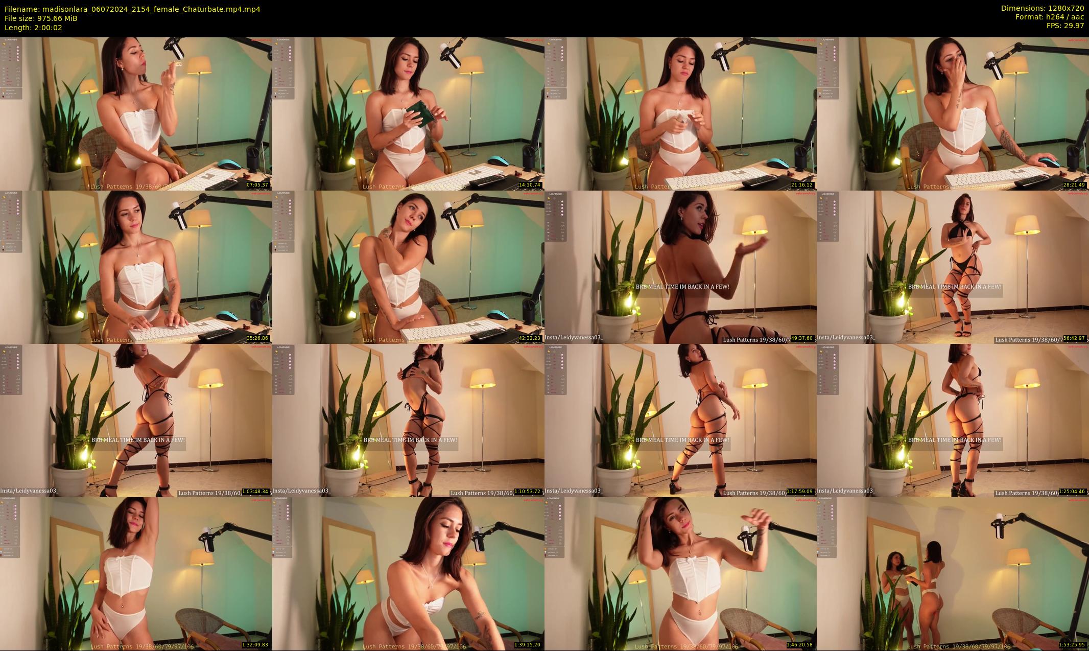 madisonlara — 121 minute Chaturbate female cam show recording, 720p, Jul 6, 2024