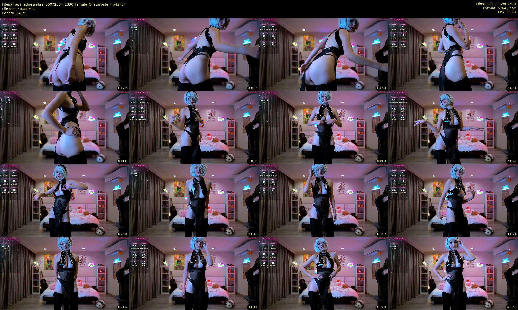 madnessalise — 5 minute Chaturbate female cam show recording, 720p, Jul 6, 2024