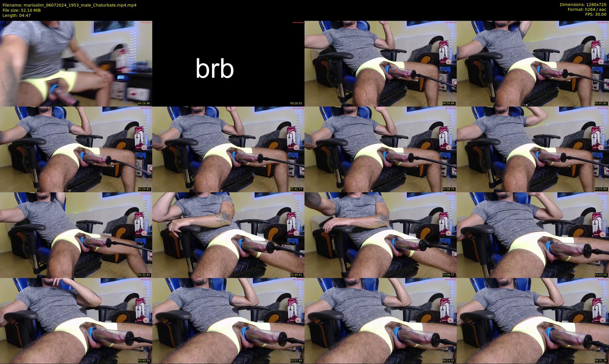 marioslim — 5 minute Chaturbate male cam show recording, 720p, Jul 6, 2024