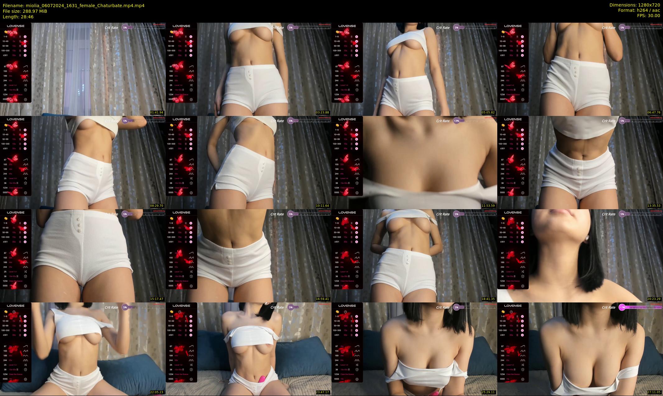 miolia — 29 minute Chaturbate female cam show recording, 720p, Jul 6, 2024