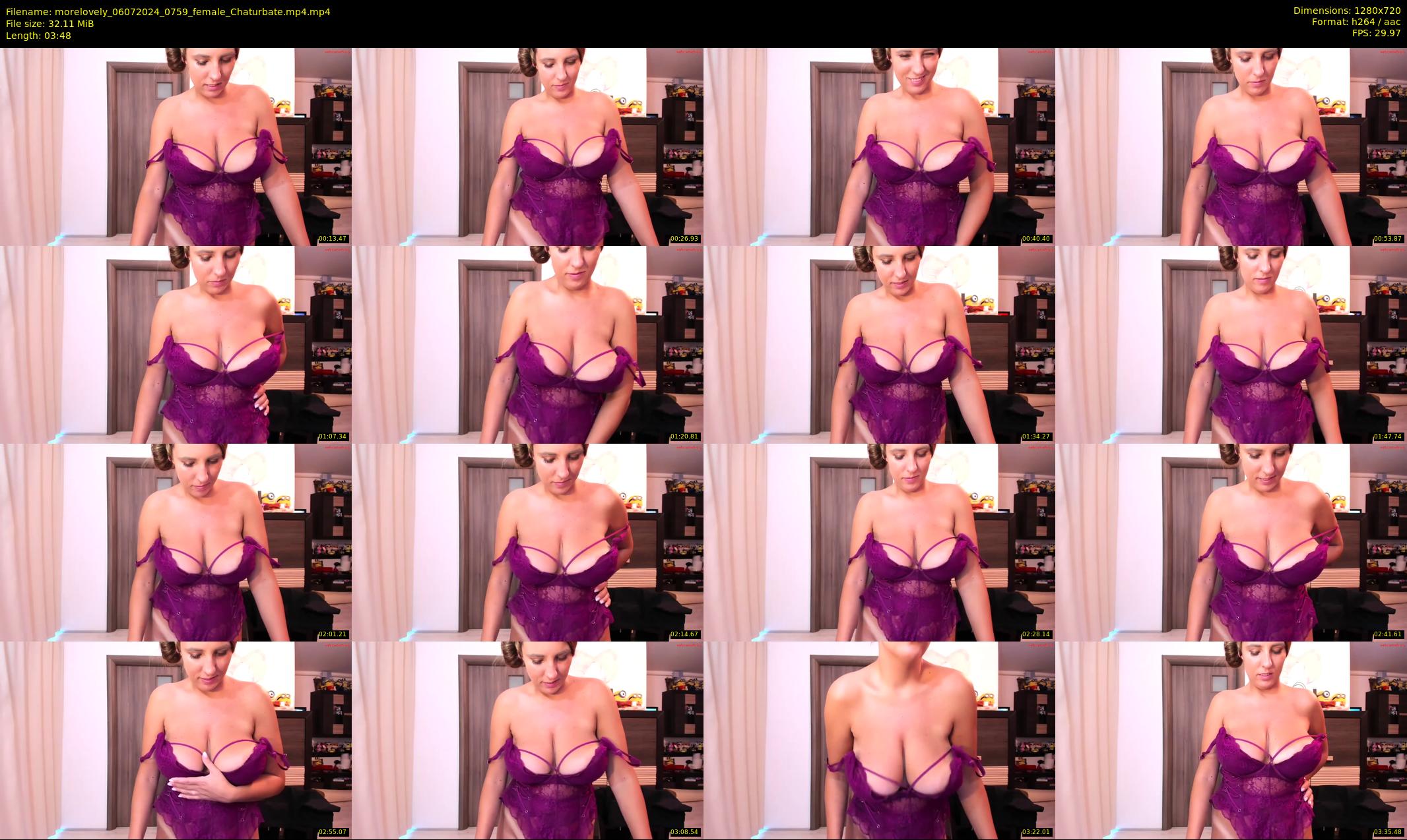 morelovely — 4 minute Chaturbate female cam show recording, 720p, Jul 6, 2024