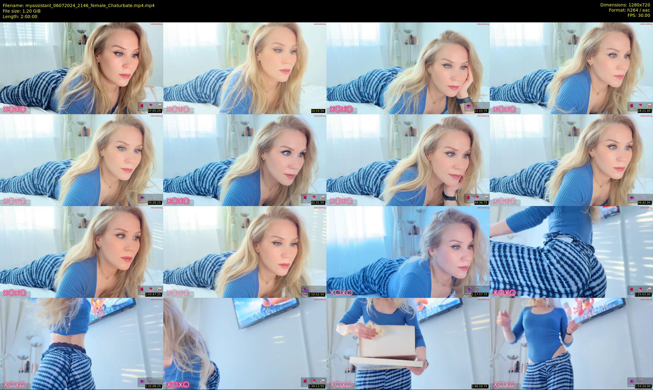 myassistant — 120 minute Chaturbate female cam show recording, 720p, Jul 6, 2024
