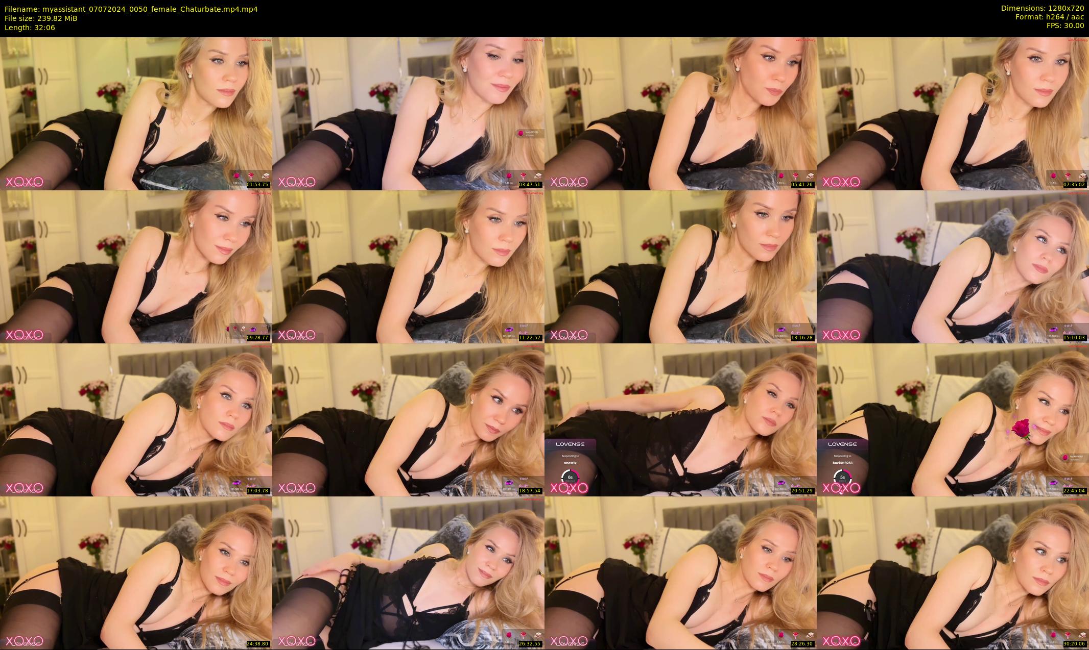 myassistant — 33 minute Chaturbate female cam show recording, 720p, Jul 7, 2024
