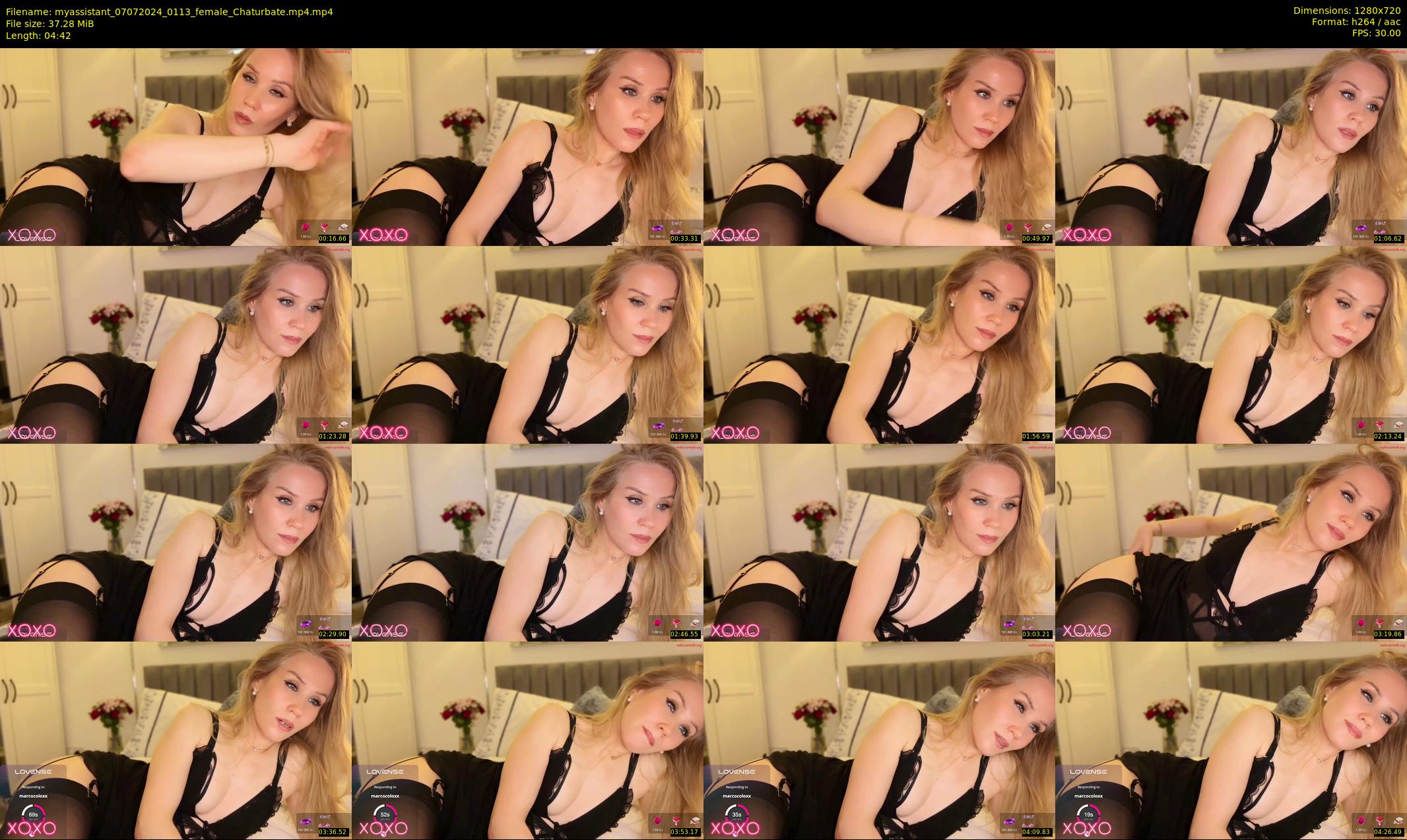 myassistant — 5 minute Chaturbate female cam show recording, 720p, Jul 7, 2024