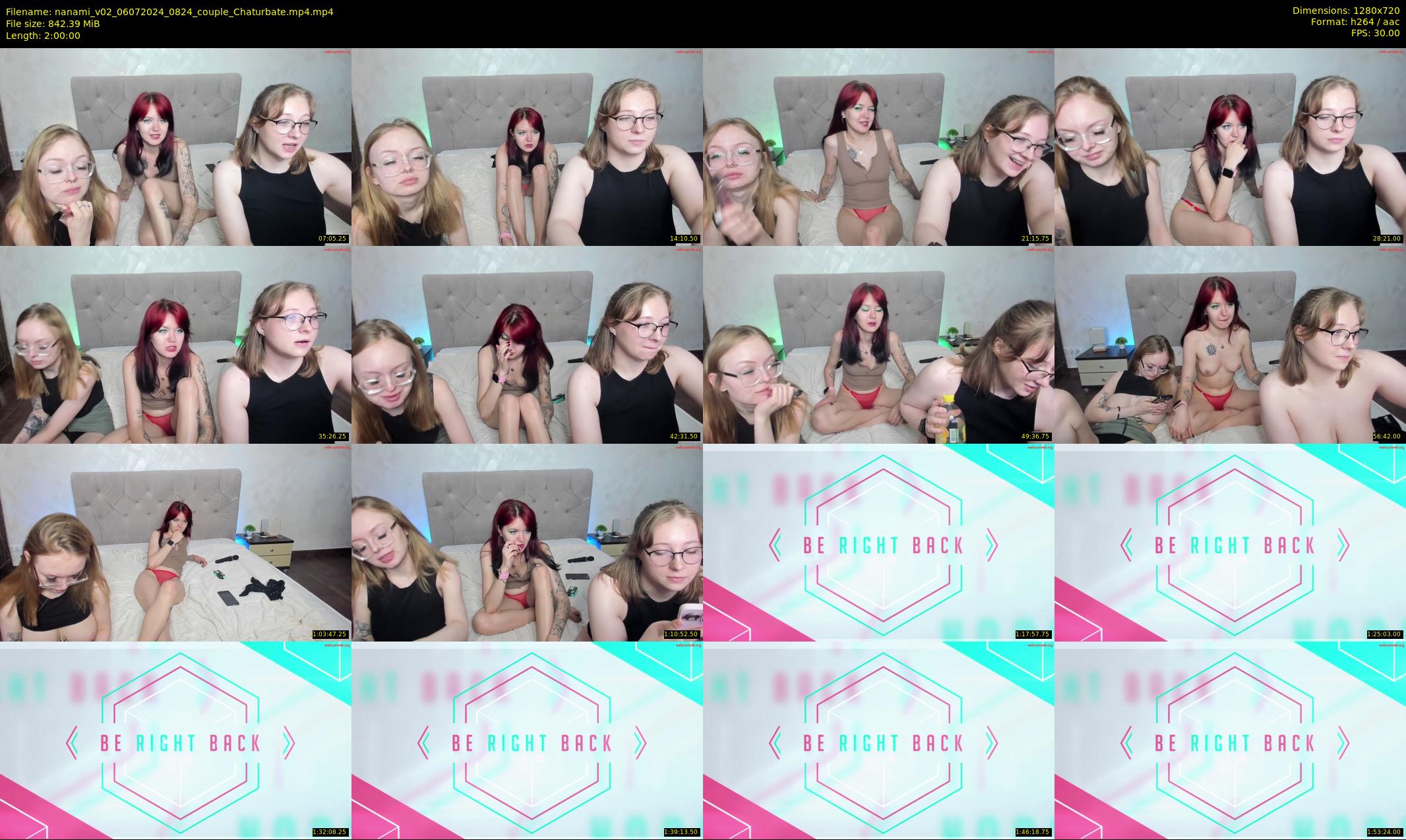 nanami_v02 — 120 minute Chaturbate couple cam show recording, 720p, Jul 6, 2024