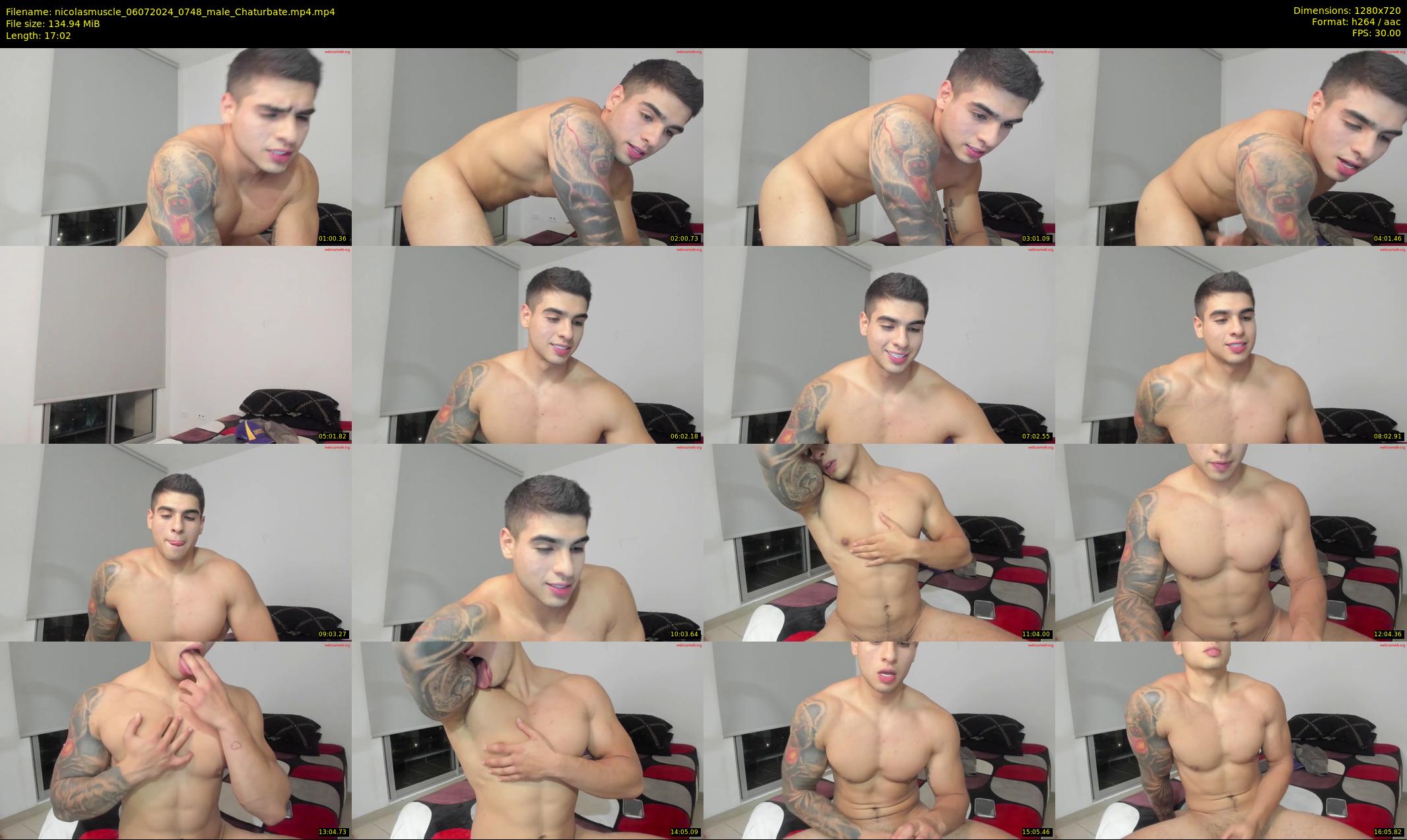 nicolasmuscle — 18 minute Chaturbate male cam show recording, 720p, Jul 6, 2024